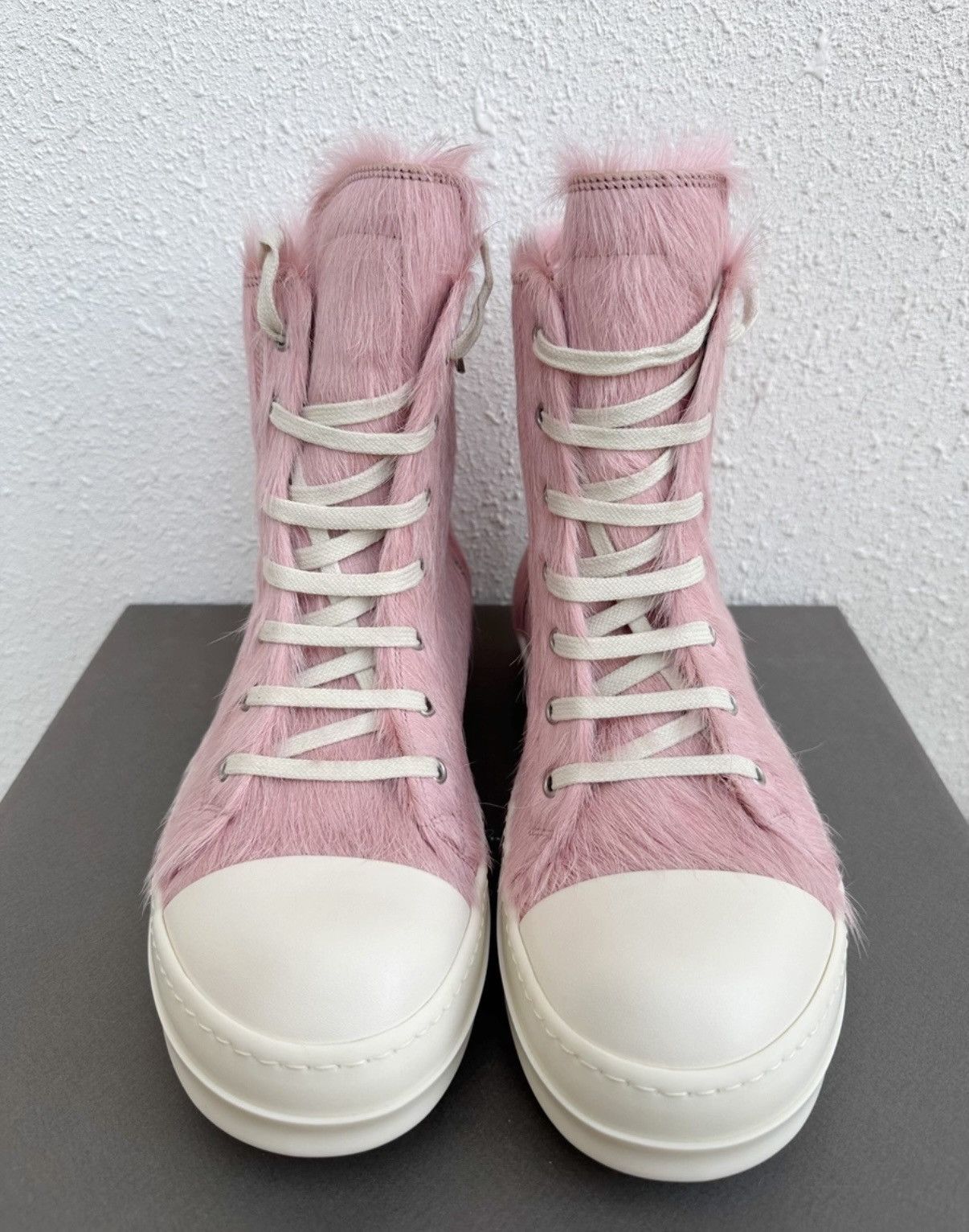 Rick Owens Rick Owens DRKSHDW x Converse Pink Horse Hair Size US 8.5 / EU 41-42 - 5 Thumbnail