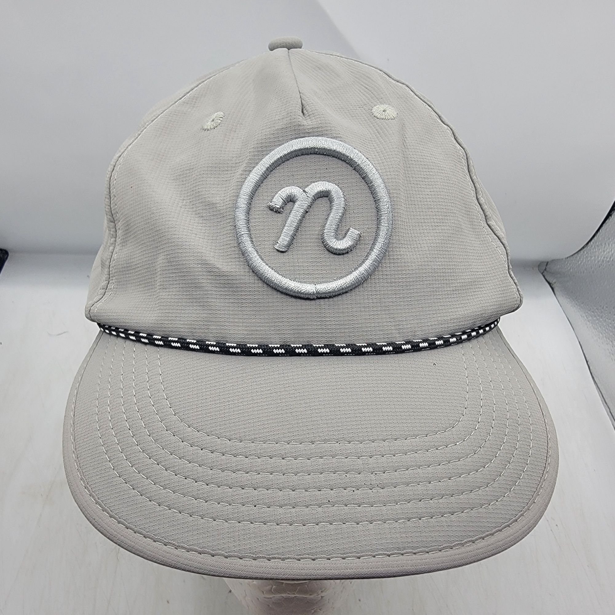 Other Outdoor Cap Adults Gray Snapback Hat Cap Outdoors Casual Ath Size ONE SIZE - 1 Thumbnail