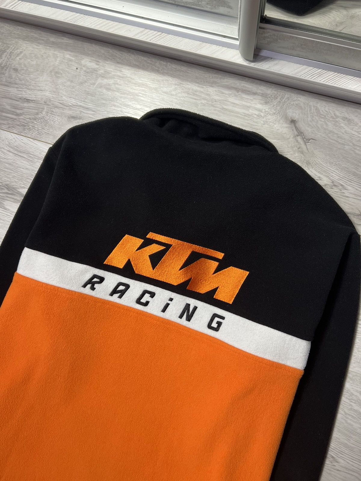 Vintage Vintage KTM Full Zip Racing Fleece Jacket Size US XL / EU 56 / 4 - 10 Thumbnail