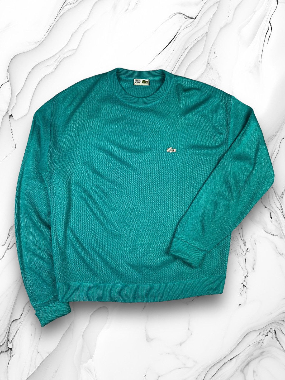 Lacoste Vintage Lacoste Knit Sweater Sweatshirt Size US XL / EU 56 / 4 - 1 Thumbnail