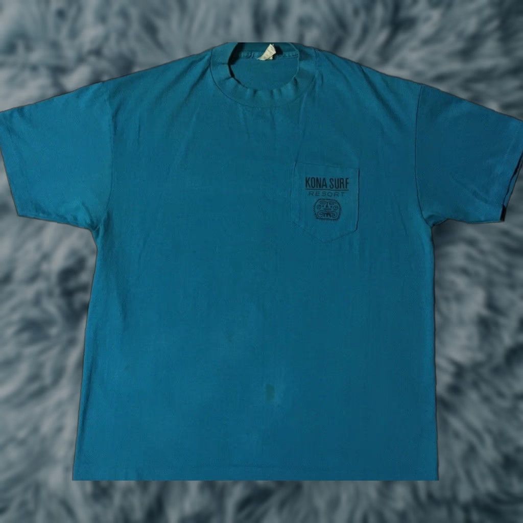 Quiksilver VINTAGE Kona Surf Resort M T-Shirt Blue 80s 90s Grunge Surf Skate Ocean Beach USA USA OP Quiksilver Pollution? Size US M / EU 48-50 / 2 - 1 Thumbnail