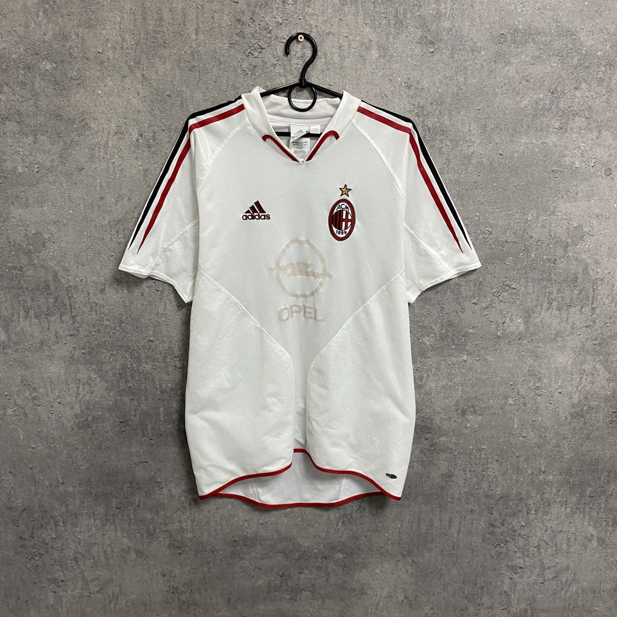Vintage Adidas Milan 2004/2005 Football Shirt Soccer Jersey