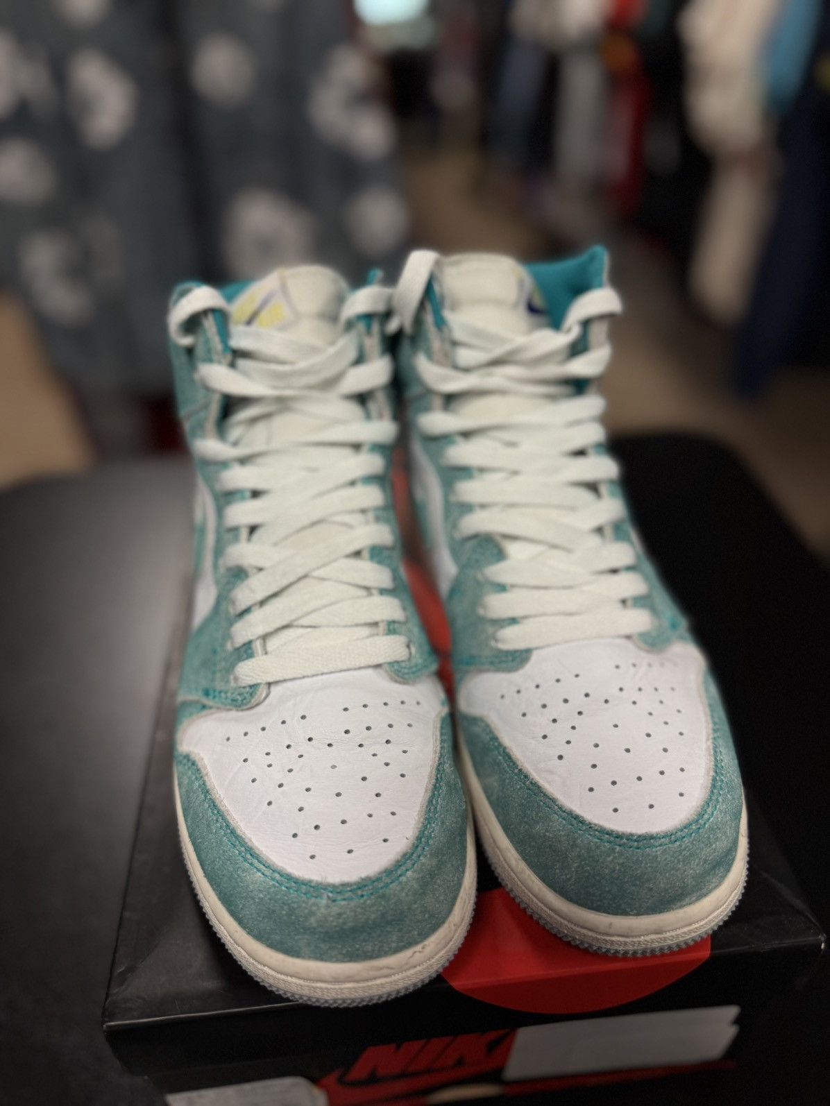 Jordan Brand × Nike Jordan 1 Turbo Green Size 6Y/7.5W (GS) Size US 6 / EU 39 - 10 Thumbnail