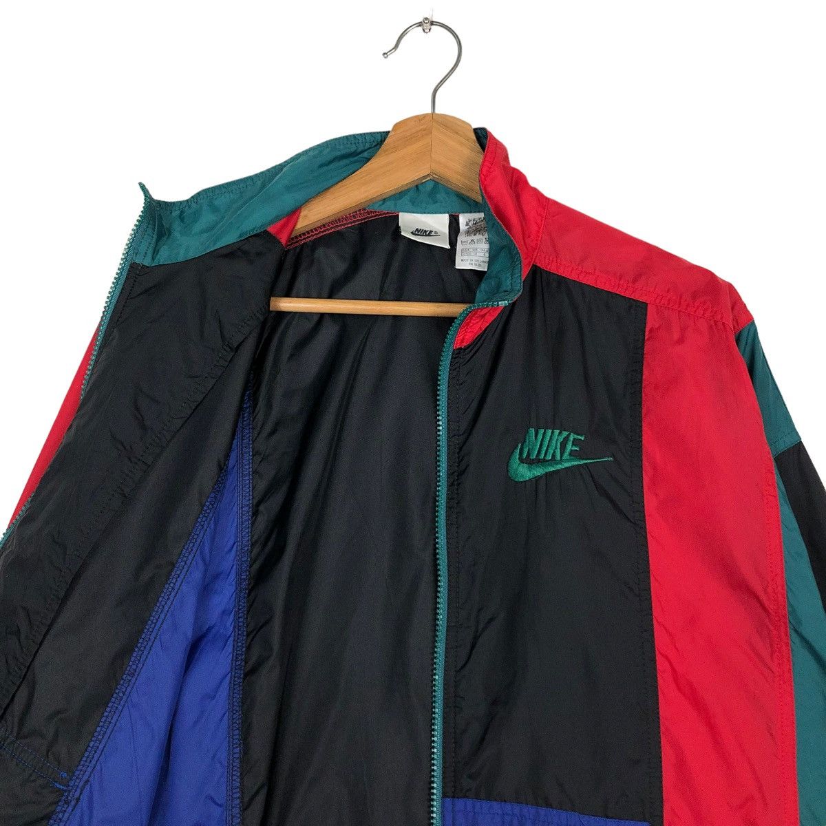 Nike 🔥VINTAGE NIKE LIGHT JACKET TRIPLE COLOUR DESIGN Size US L / EU 52-54 / 3 - 12 Thumbnail