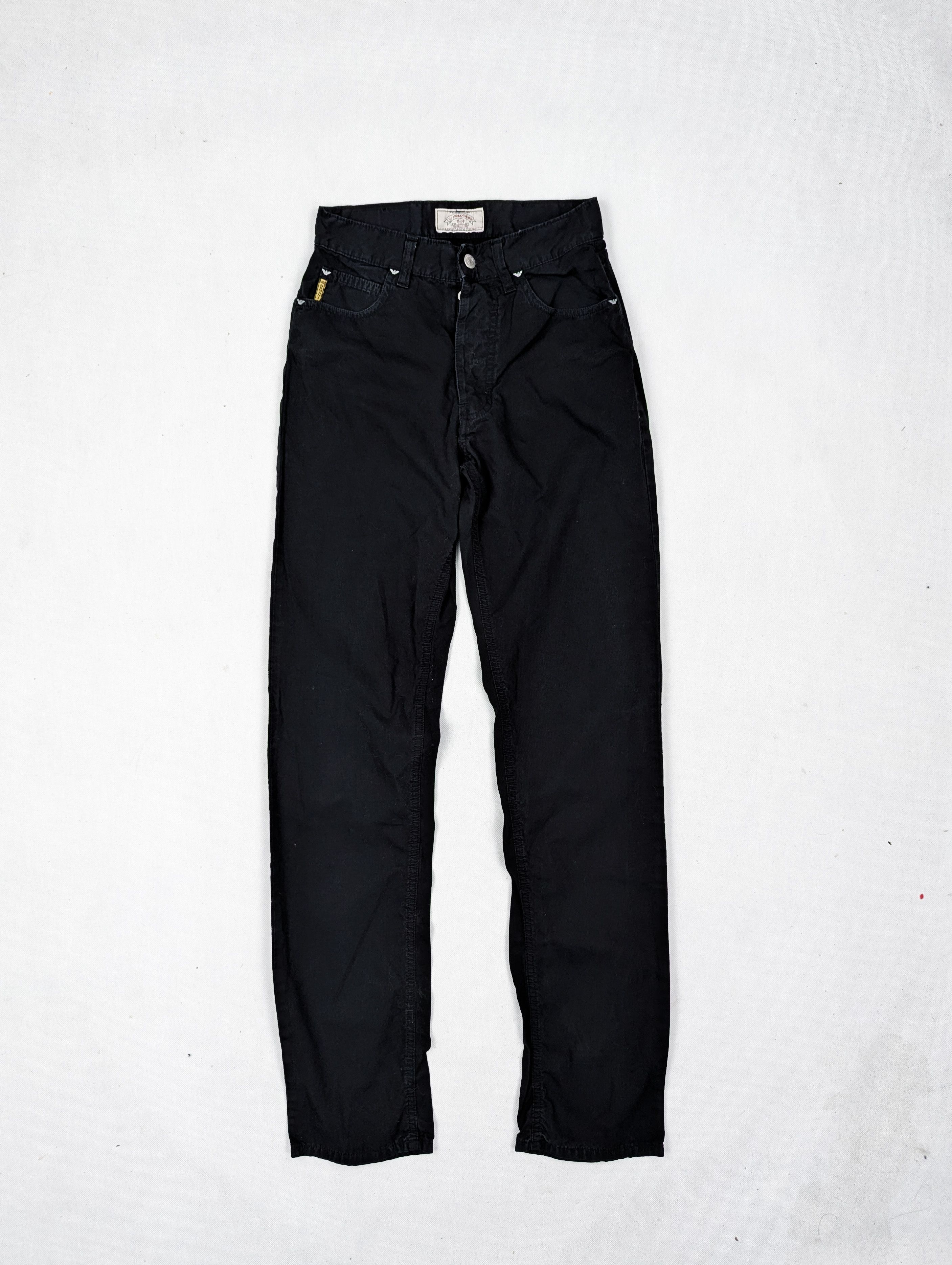 Armani Armani Jeans black pants trousers S Size 28" / US 6 / IT 42 - 3 Thumbnail