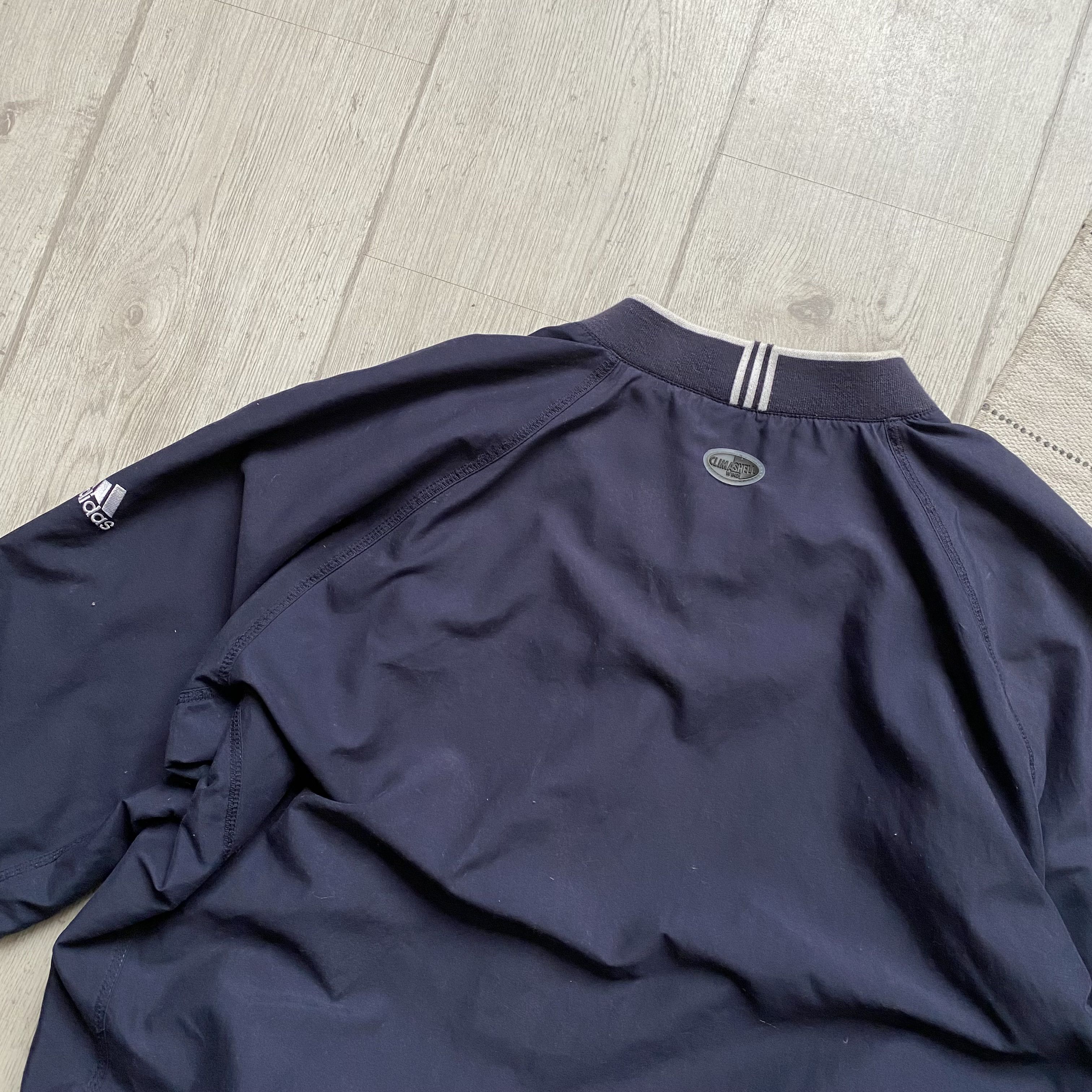 Adidas 🔥 RARE Vintage Adidas Nylon Sweatshirt Jacket Baggy fit Size US L / EU 52-54 / 3 - 8 Thumbnail