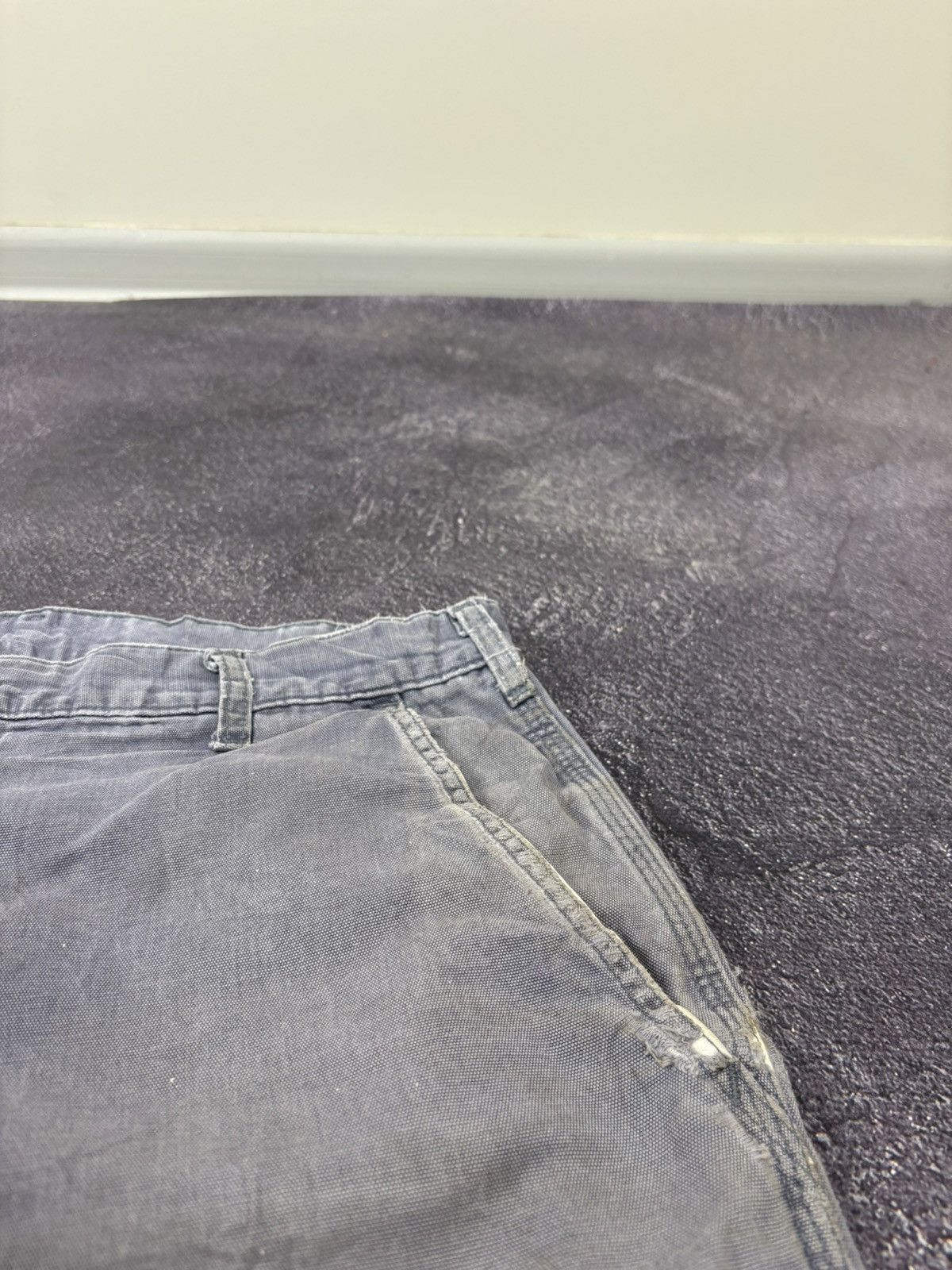 Carhartt Vintage 90s Carhartt Gray Work Hype Baggy Shorts Jorts Size US 36 / EU 52 - 12 Thumbnail