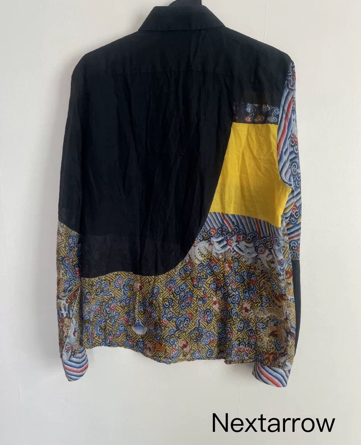 Dries Van Noten Dries van noten Dragon pattern Xiangyun shirt 2412-Nextarrow Size US M / EU 48-50 / 2 - 2 Thumbnail
