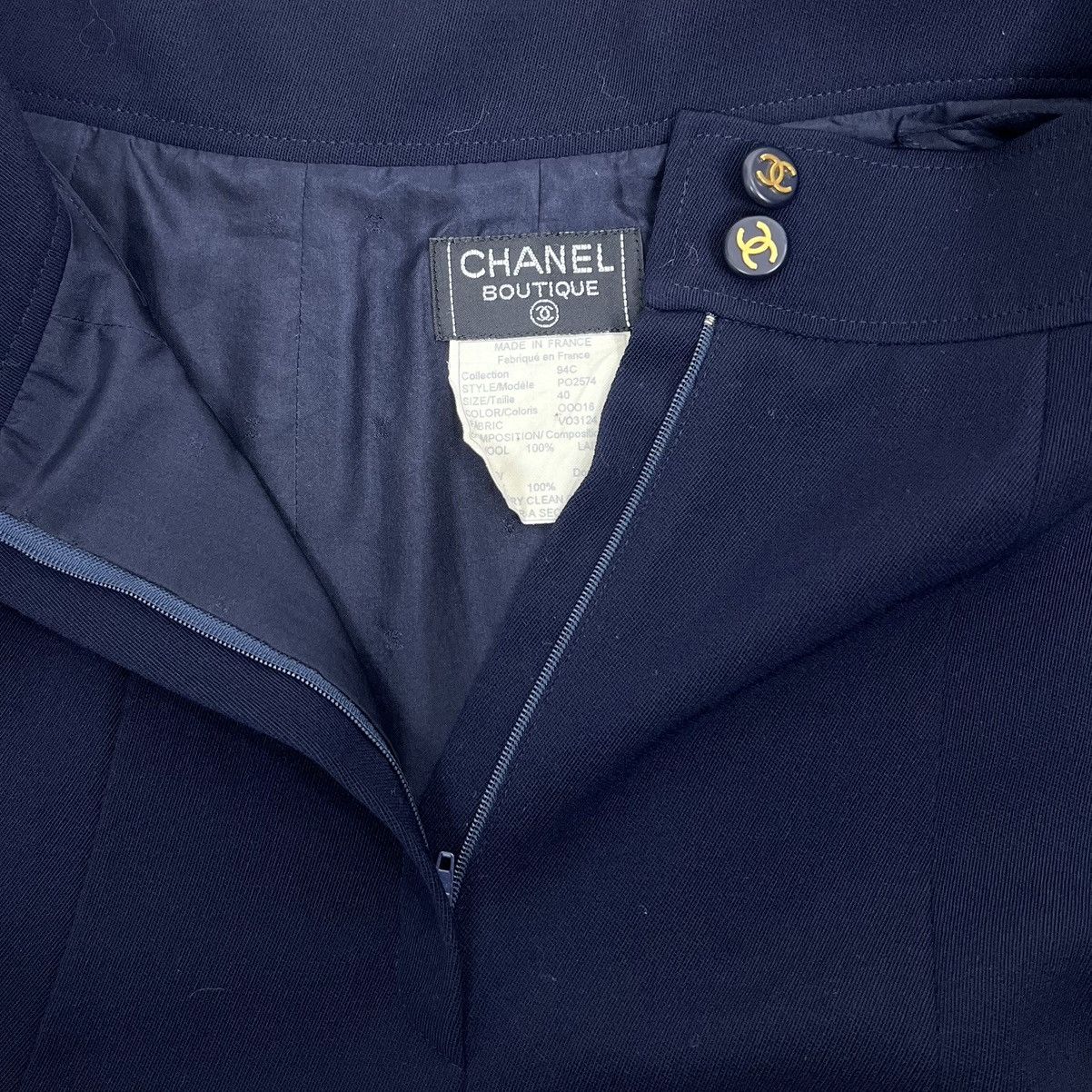 Chanel Vintage Chanel Mini Skirt Size 28" / US 6 / IT 42 - 6 Thumbnail