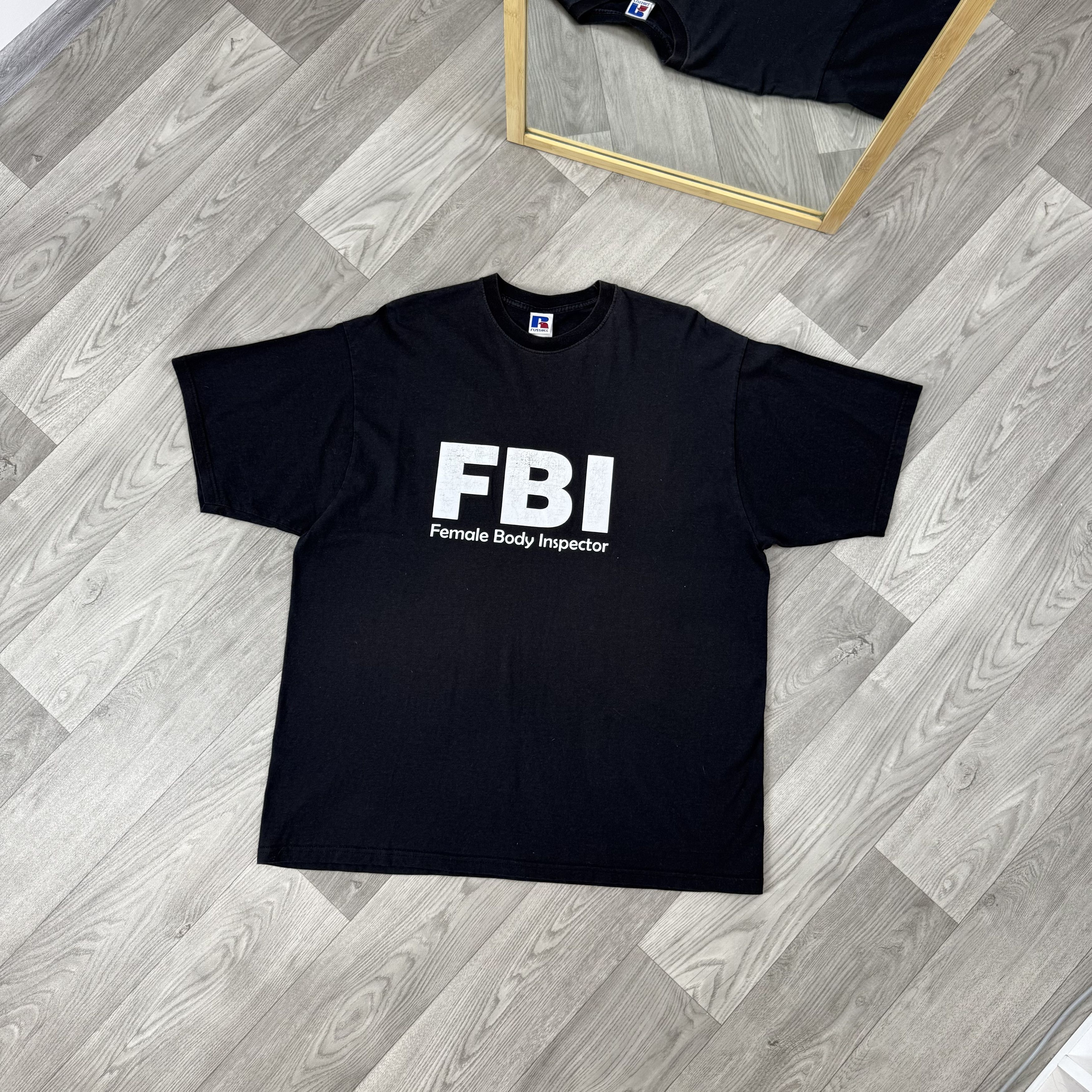 Hook-Ups Vintage Female Body Inspector FBI Adult Humor Tee Shirt Size US XXL / EU 58 / 5 - 1 Thumbnail