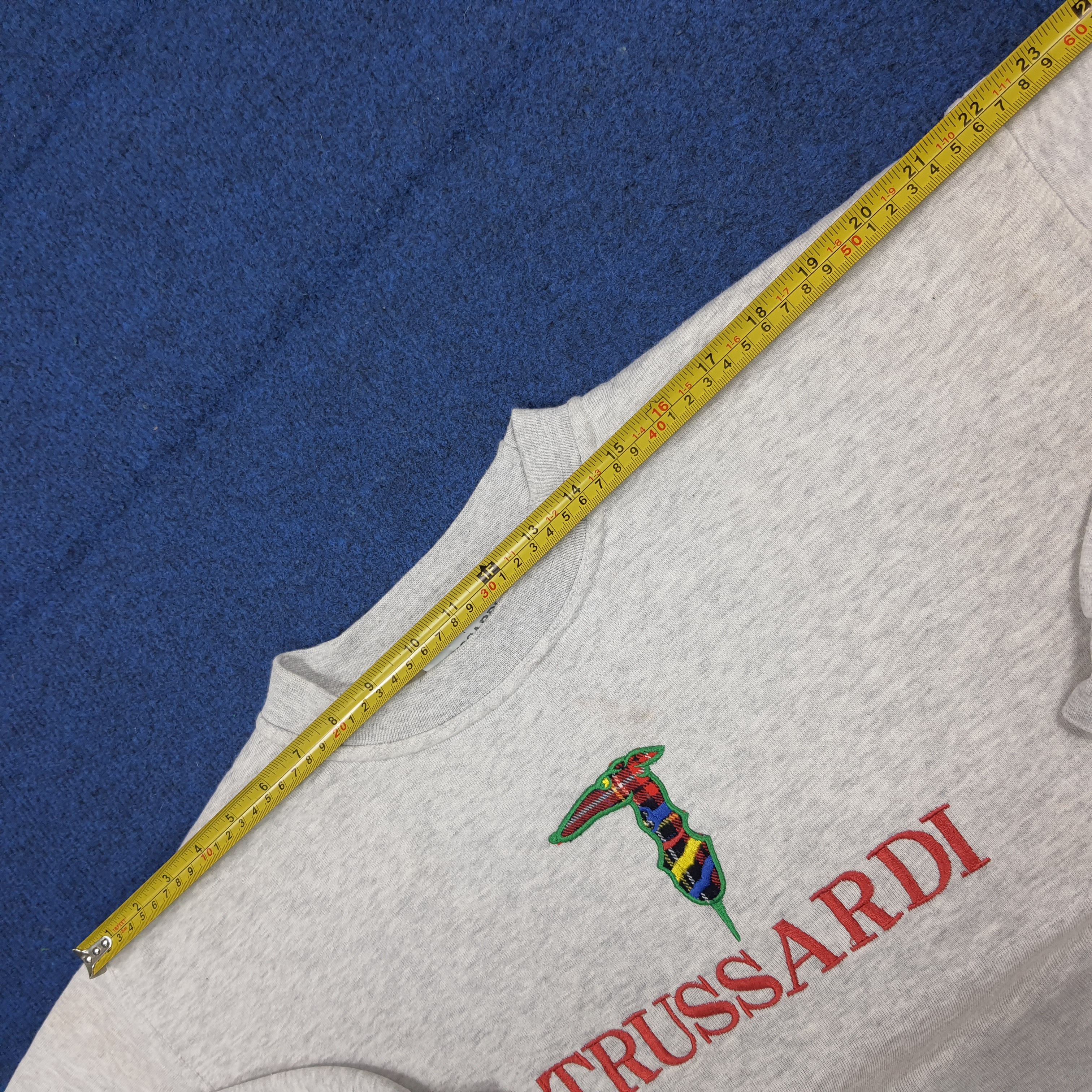 Trussardi Vintage Trussardi Sweatshirt Logo Tartan Embroidery C292N11 Size US M / EU 48-50 / 2 - 8 Thumbnail