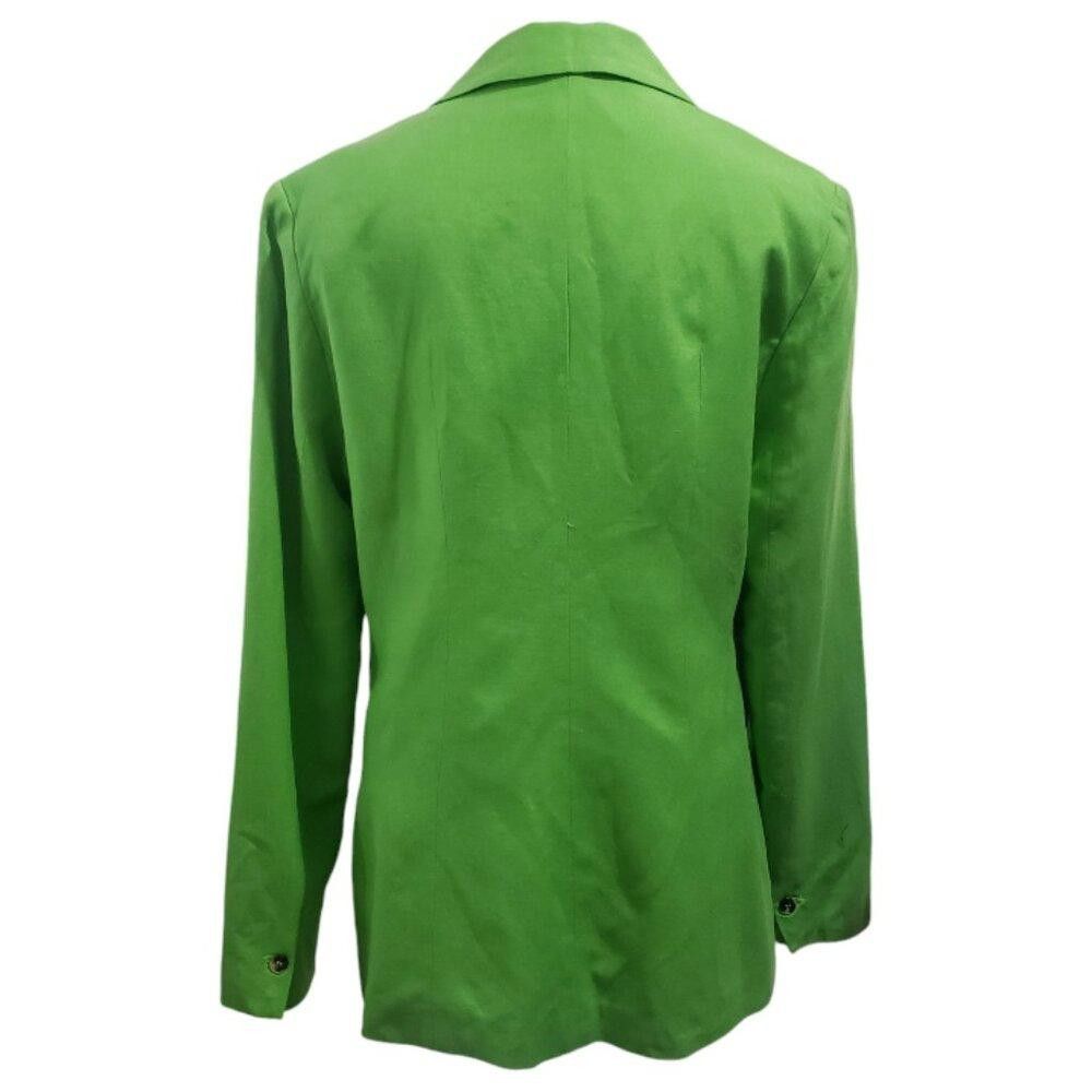 Other CT1809 Astr The Label Green Linen Lined Blazer L Size L / US 10 / IT 46 - 4 Thumbnail