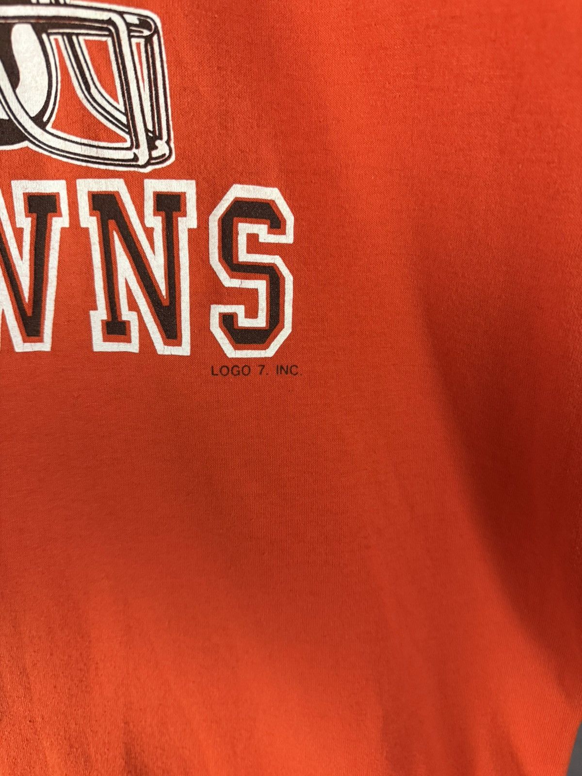 Logo 7 Cleveland Browns NFL vintage made in USA tee Size US L / EU 52-54 / 3 - 5 Thumbnail
