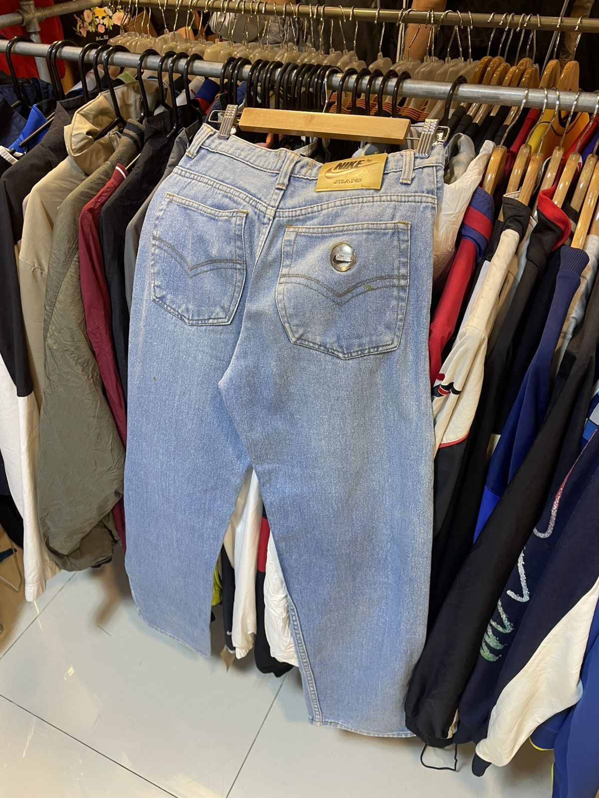 Nike Vintage Nike Denim Pants Size US 30 / EU 46 - 1 Thumbnail
