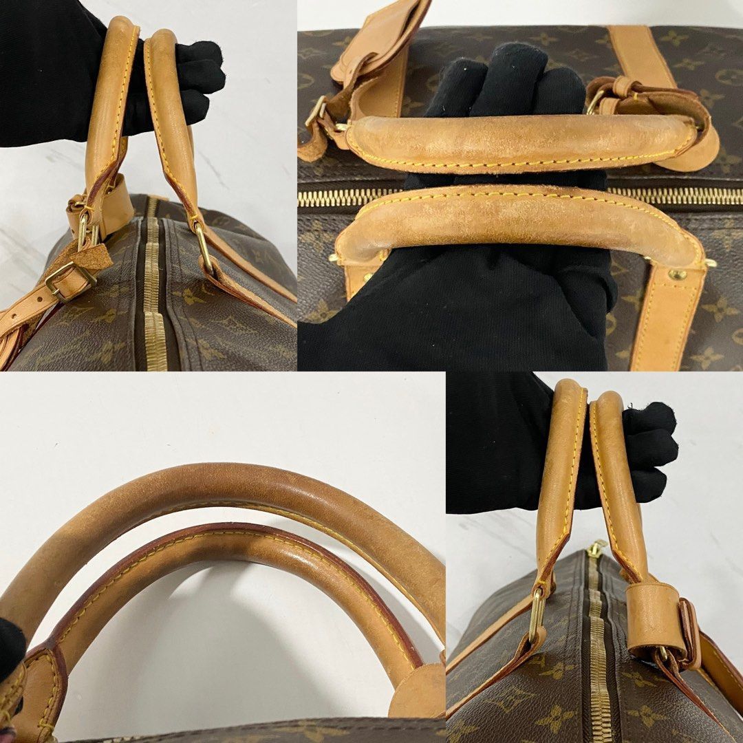 Louis Vuitton Louis Vuitton Monogram Keepall Bandouliere 60 Boston Bag Size ONE SIZE - 5 Thumbnail