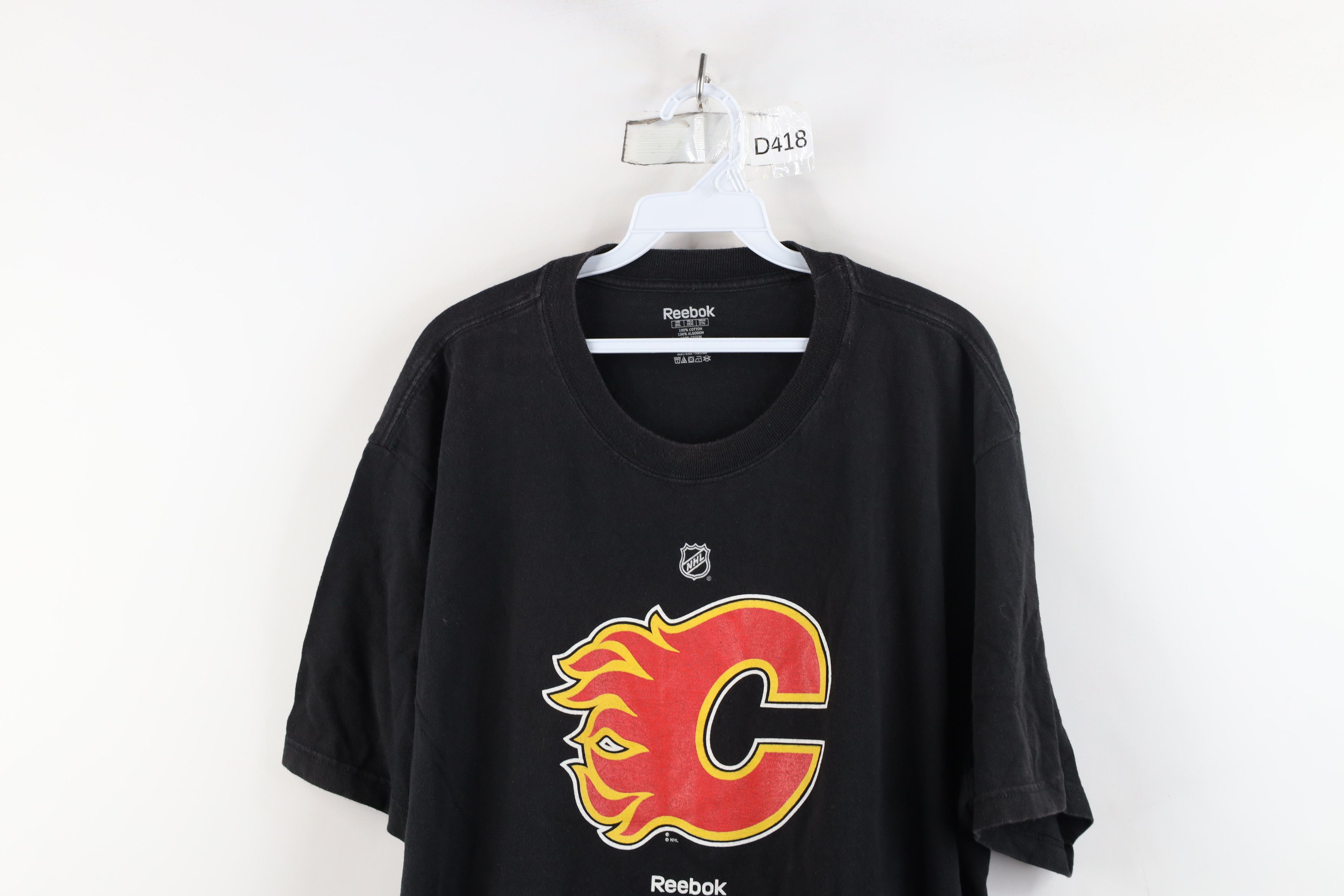 Reebok × Vintage Vintage Reebok Calgary Flames Hockey Short Sleeve T-Shirt Size US XXL / EU 58 / 5 - 2 Thumbnail
