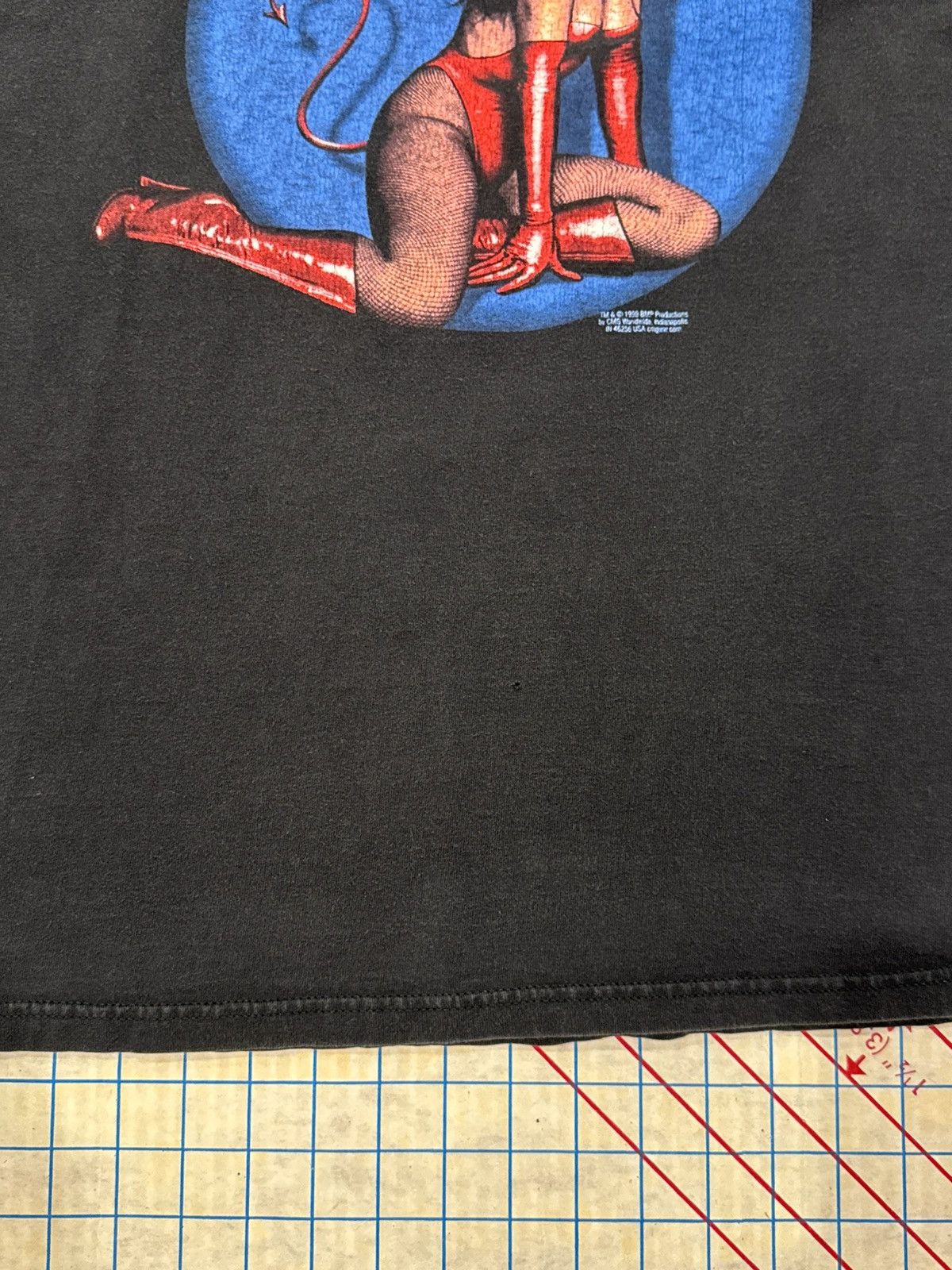 Vintage Vintage Betty Page Pin Up Tee Black Mens Size Large 1999 Size US L / EU 52-54 / 3 - 4 Thumbnail