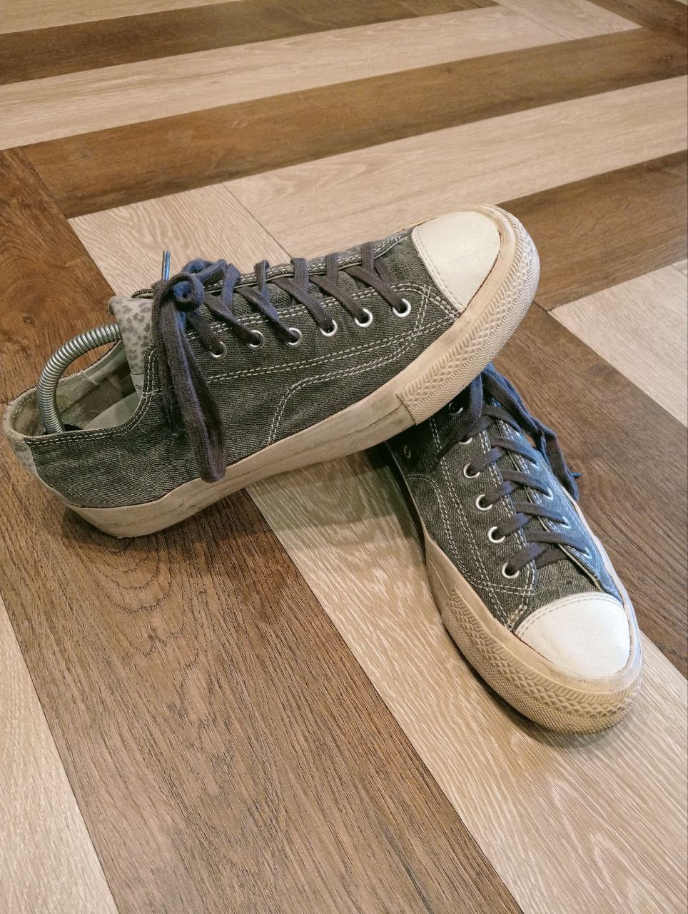 Visvim VISVIM SKAGWAY DENIM LEOPARD LOW CUT SNEAKERS - 9 US Size US 9 / EU 42 - 20 Thumbnail