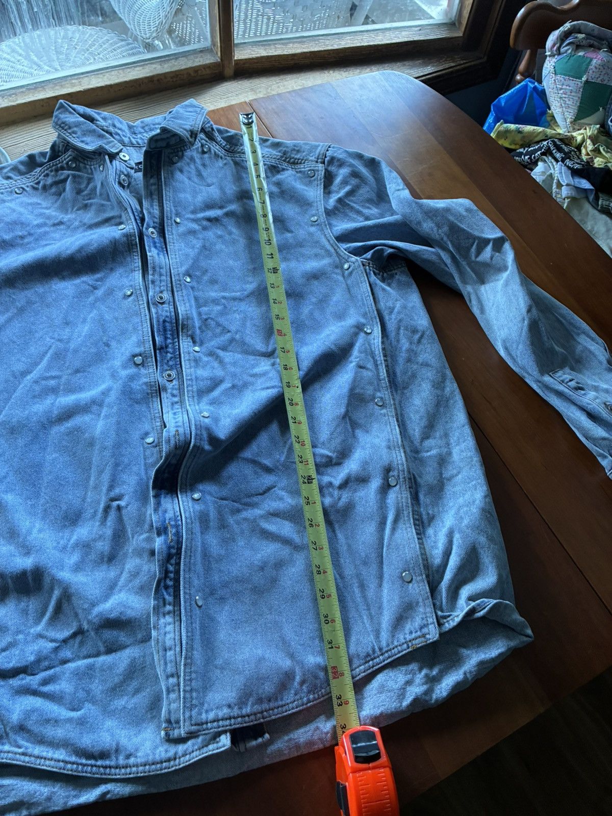 Y/Project Y Project denim snap shirt Size US XL / EU 56 / 4 - 9 Thumbnail