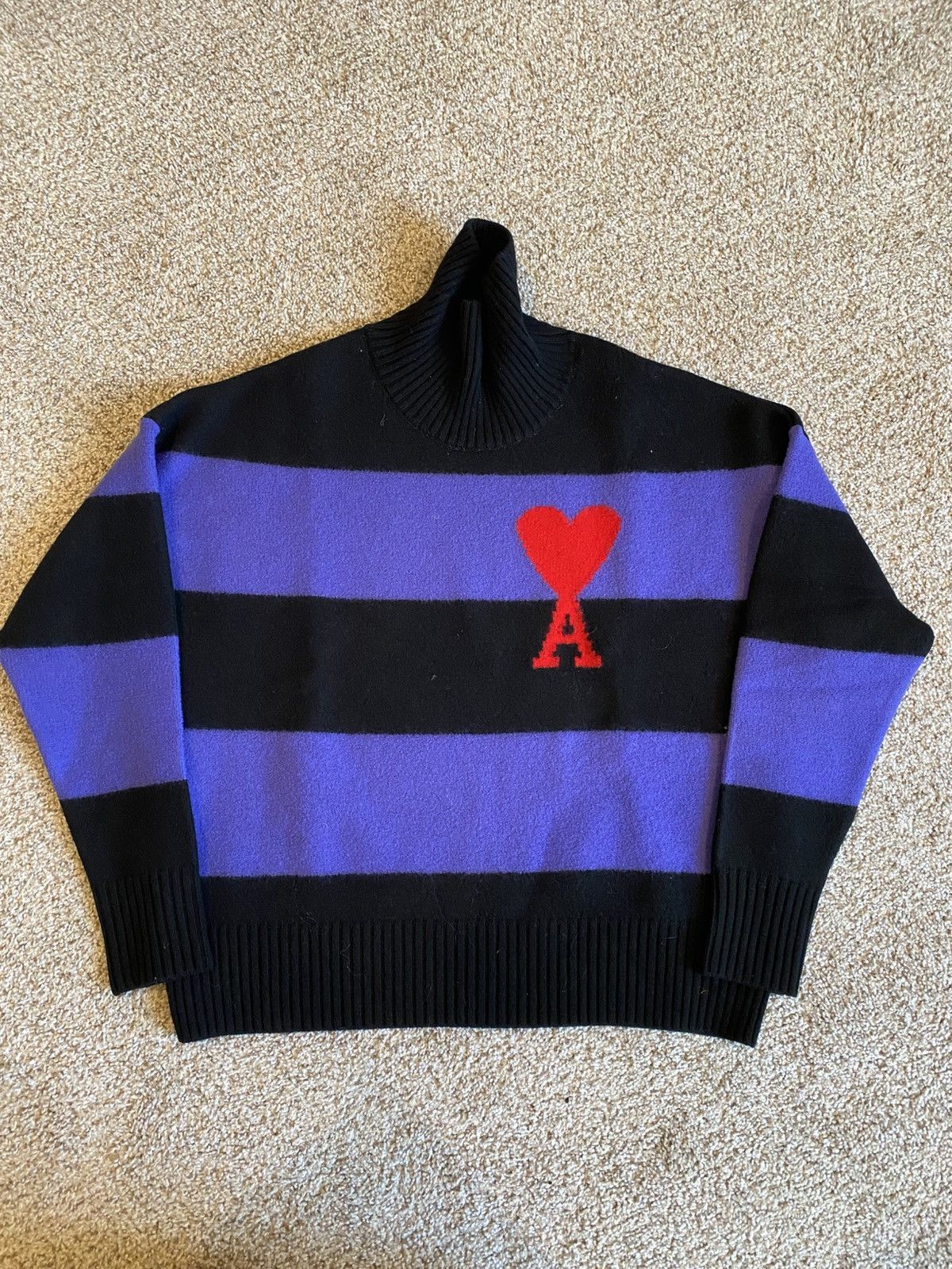 AMI AMI PARIS Virgin Wool Turtleneck Size US M / EU 48-50 / 2 - 1 Thumbnail