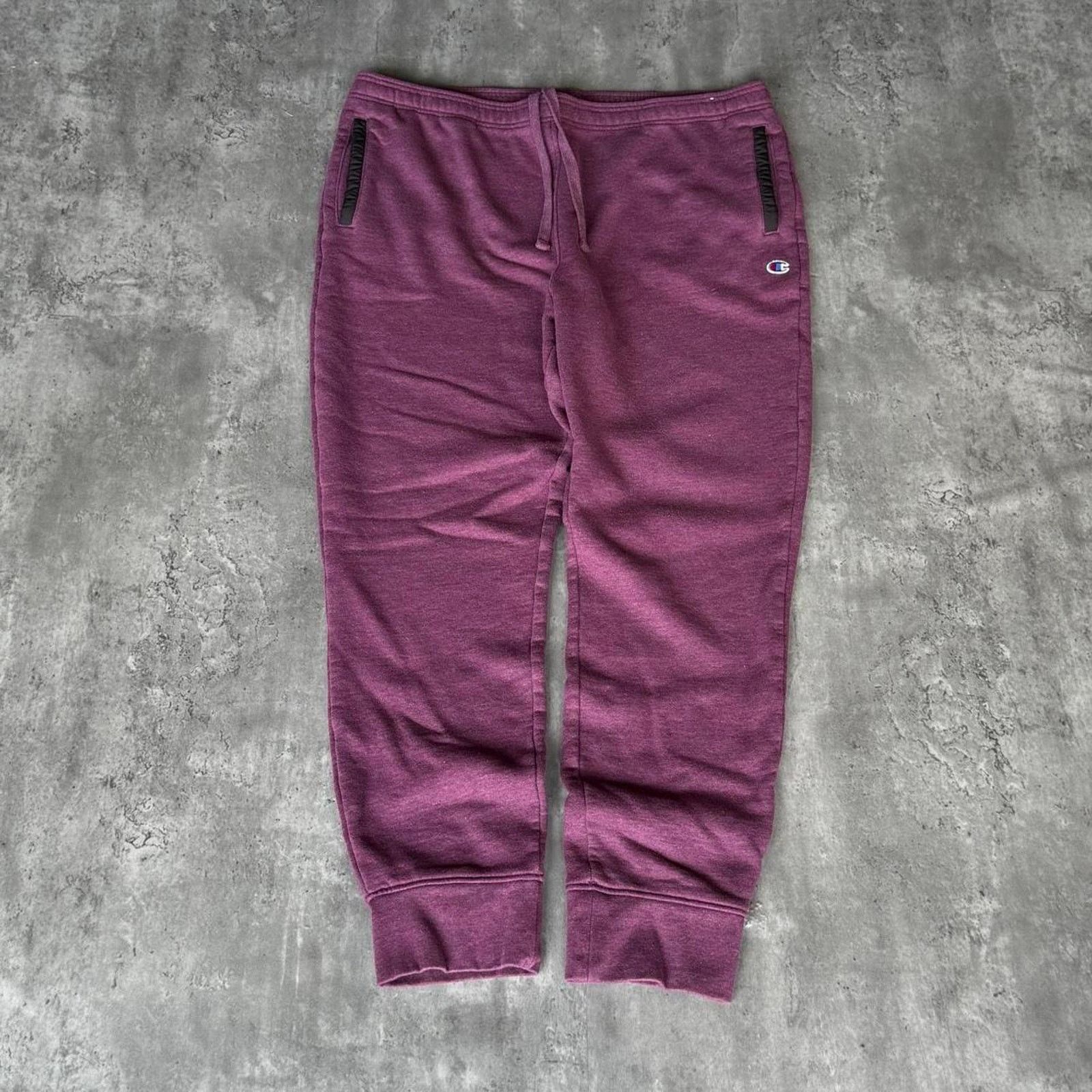 Champion × Vintage Vintage Y2K Champion Baggy Purple Tech Jogger Sweatpants Size US 40 / EU 56 - 1 Thumbnail
