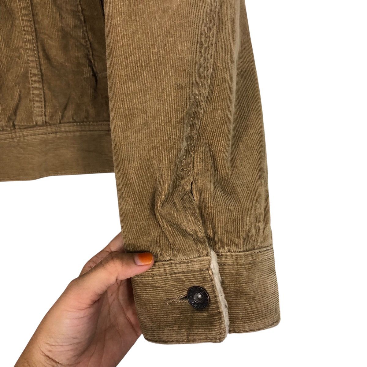 Japanese Brand 📌Vtg Trucker Biker Corduroy Jacket GU Blanket Issey Miyake Size US L / EU 52-54 / 3 - 17 Thumbnail