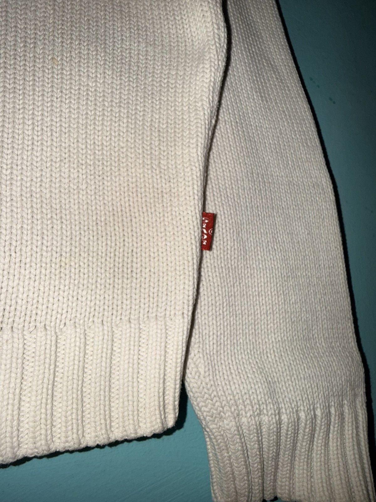Levi's Vintage Clothing Pristine Vintage Levi’s Red Tab Cream Knit Sweater Medium Size US M / EU 48-50 / 2 - 5 Thumbnail