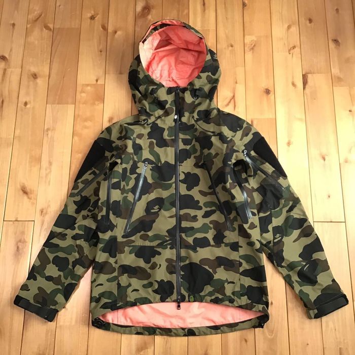 Bape BAPE GORE TEX hoodie jacket 1st camo green a bathing ape