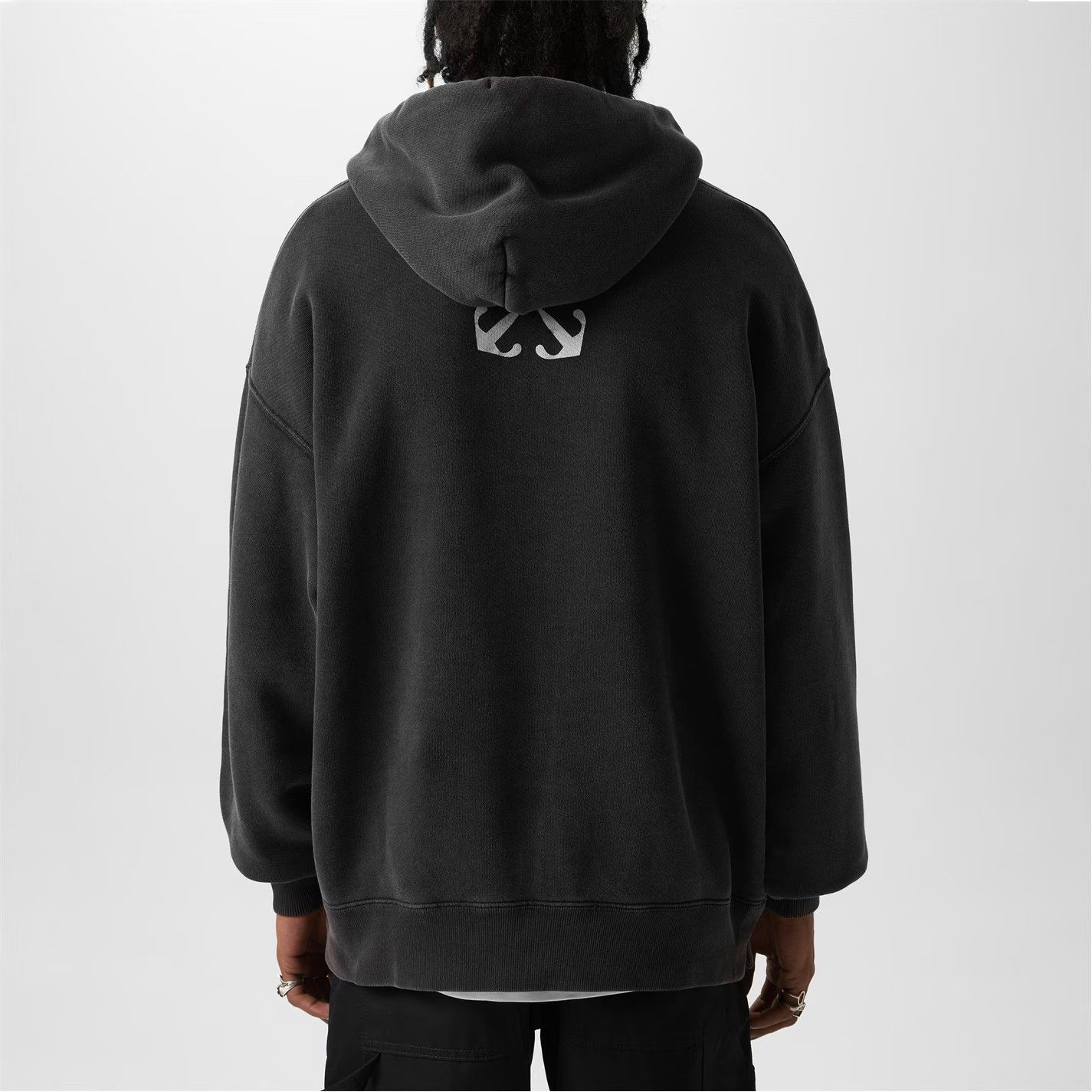 Off-White o1g2r1mq0226 Blurred Mary Skater Hoodie In Black Size US S / EU 44-46 / 1 - 4 Thumbnail