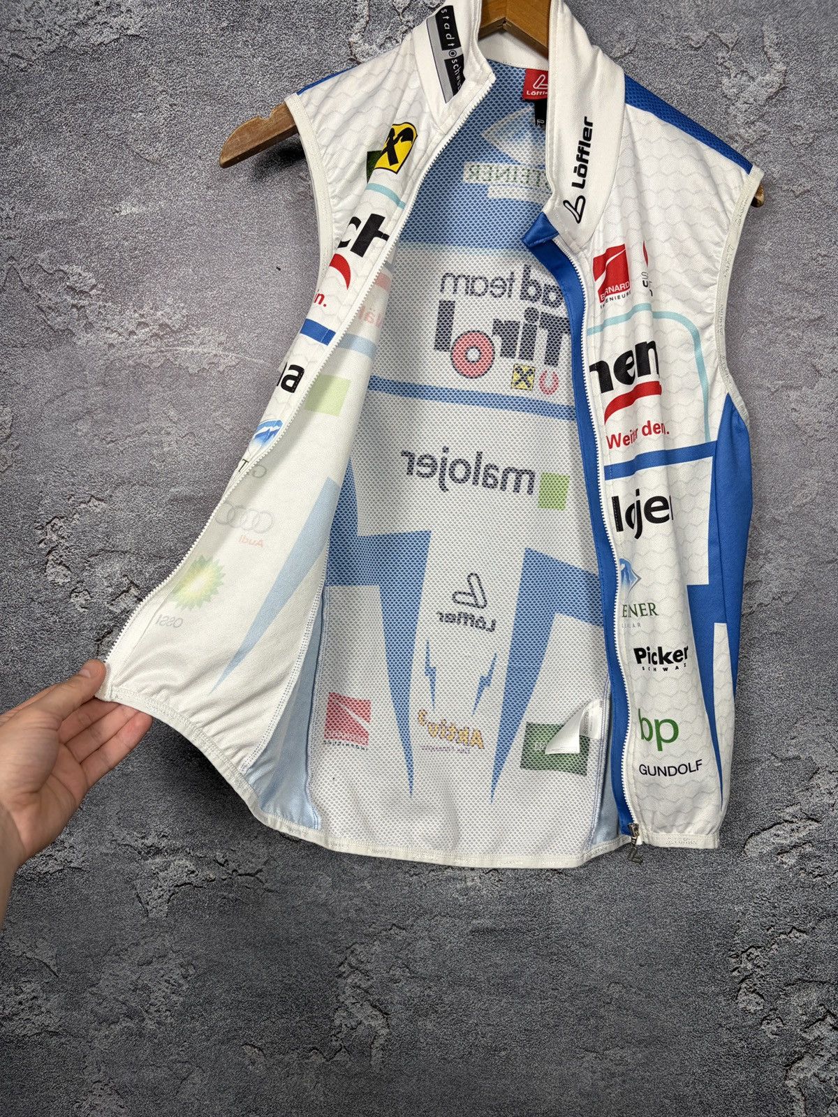 Bicycle Vintage Loffler Audi Bicycle Jersey Vest Size US M / EU 48-50 / 2 - 6 Thumbnail