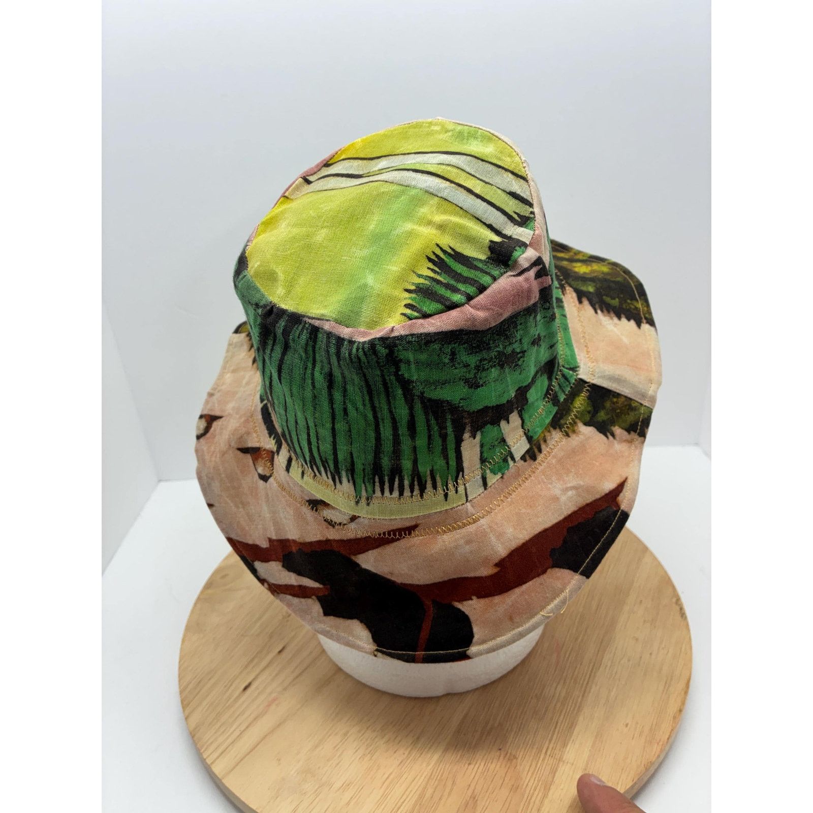 Other The Canopy — Upcycled Waxed Cotton Bucket Hat, Tropical Size ONE SIZE - 5 Thumbnail
