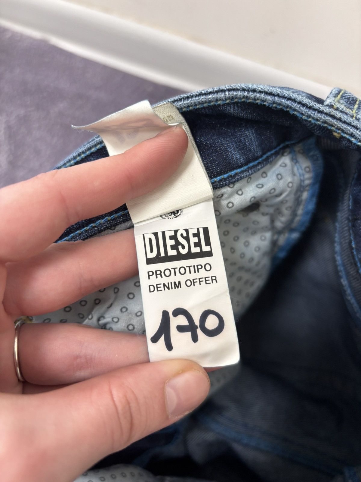 Adidas × Diesel Diesel X Adidas Sample F/W08 NWT Women’s Blue Denim Jeans Size 28" / US 6 / IT 42 - 16 Thumbnail