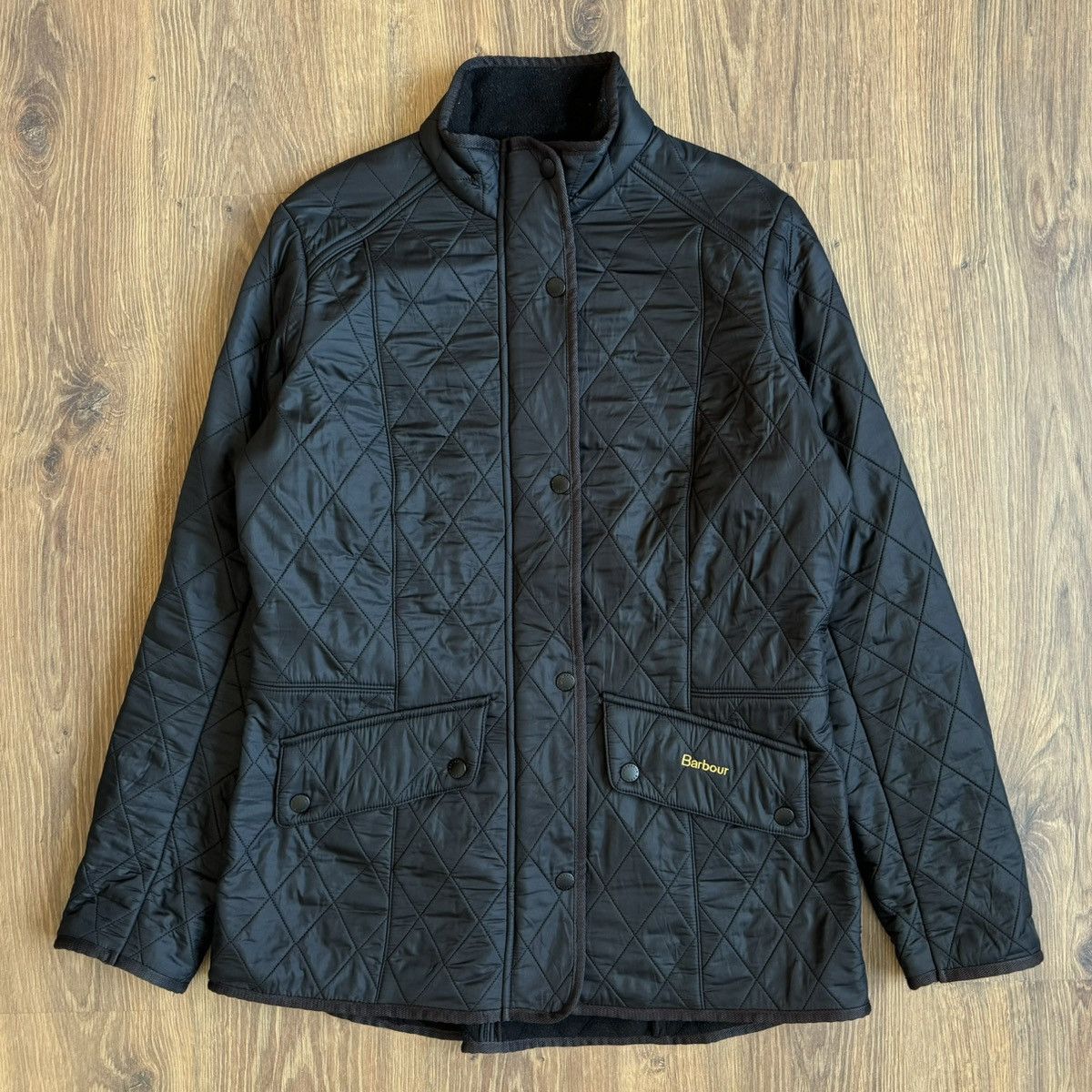 Barbour Barbour Cavalary Polarquilt Quilted Jacket Black Women’s Size L / US 10 / IT 46 - 1 Thumbnail