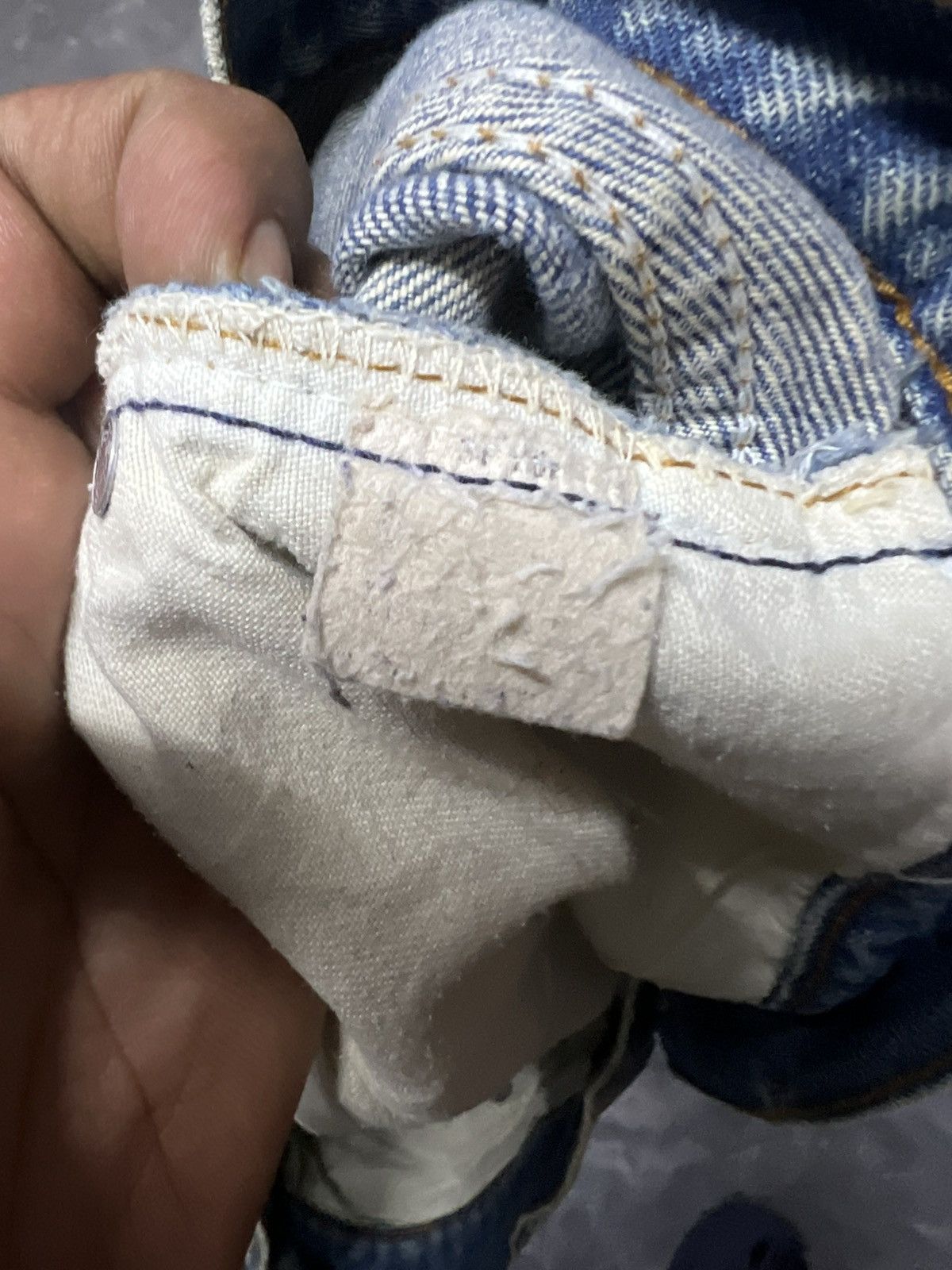 Levi's Vintage Clothing VINTAGE 501 REDLINE (RINDEM) RIPPED DISTRESSED DENIM PANT Size US 38 / EU 54 - 8 Thumbnail