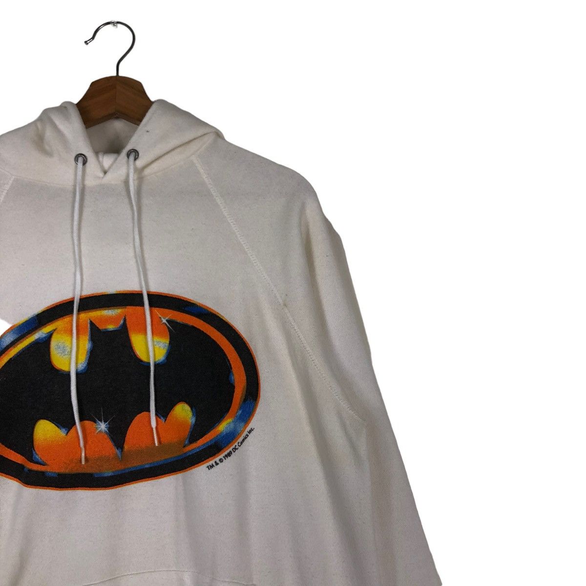 Vintage 🔥VINTAGE 1989 BATMAN HOODIE BIG LOGO DC COMIC USA Size US L / EU 52-54 / 3 - 6 Thumbnail