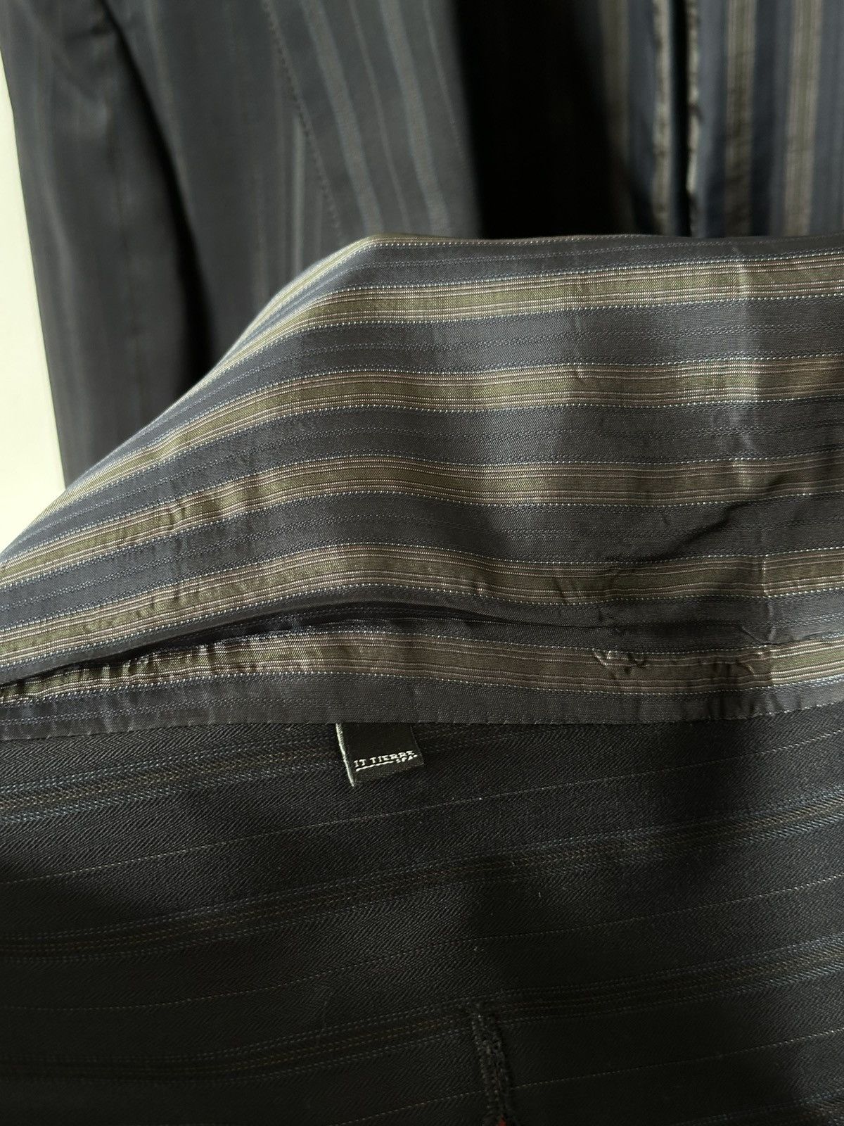 Dolce & Gabbana Dolce Gabbana Gray Striped Blazer Size 52R - 8 Thumbnail