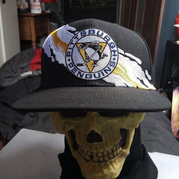 Mitchell & Ness × NHL Mitchell & Ness Pittsburgh Penguins Splash Snap Hat Cap Size ONE SIZE - 1 Thumbnail
