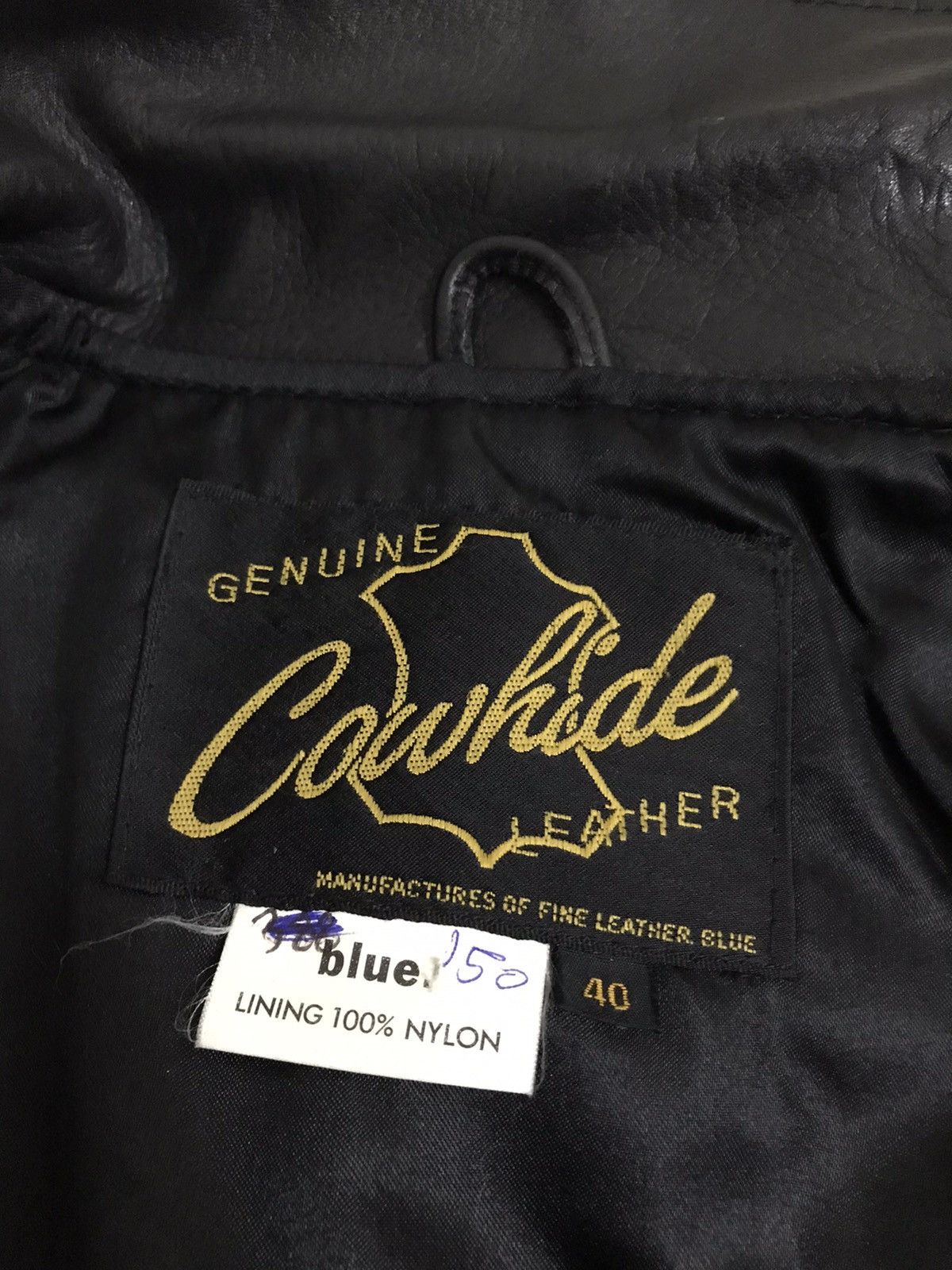 Vintage Vintage Genuine Cowhide Leather Biker Jacket Size US M / EU 48-50 / 2 - 4 Thumbnail
