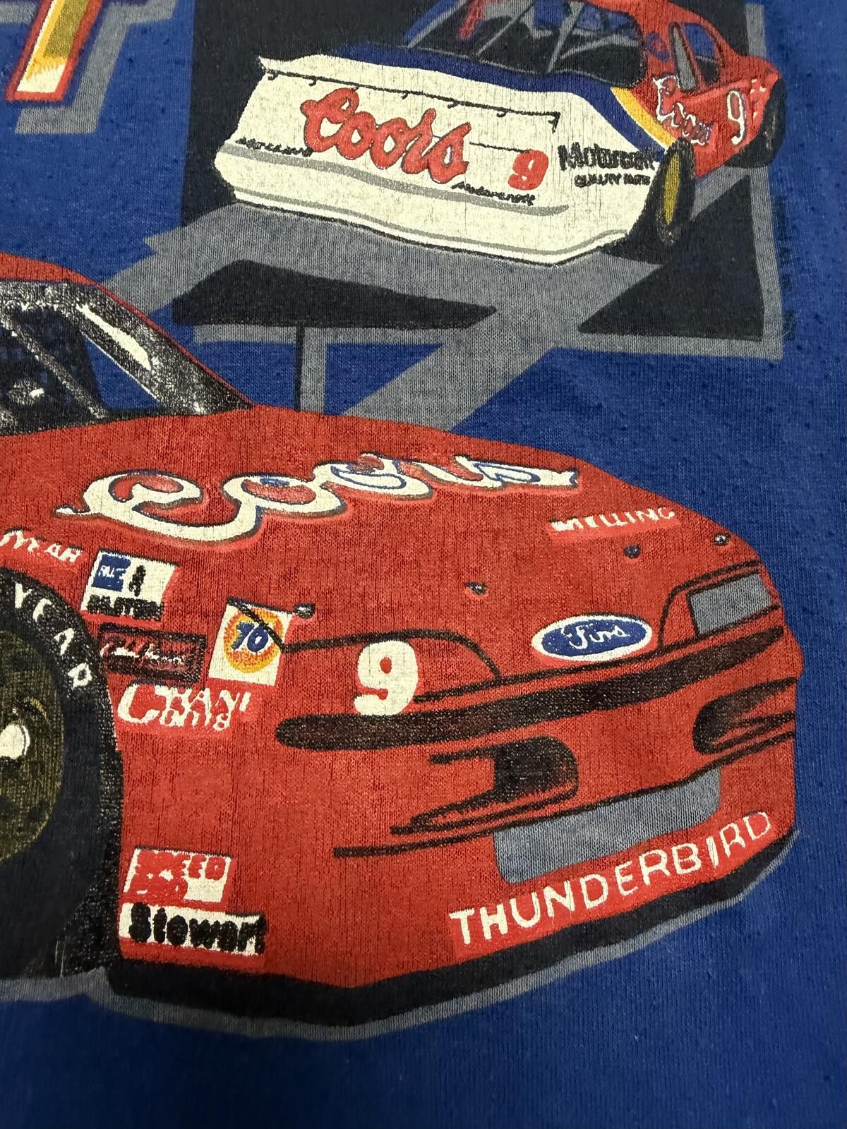 Jerzees Vtg 1988 Ford Thunderbird Coord Beer Nascar Shirt Size US M / EU 48-50 / 2 - 4 Thumbnail