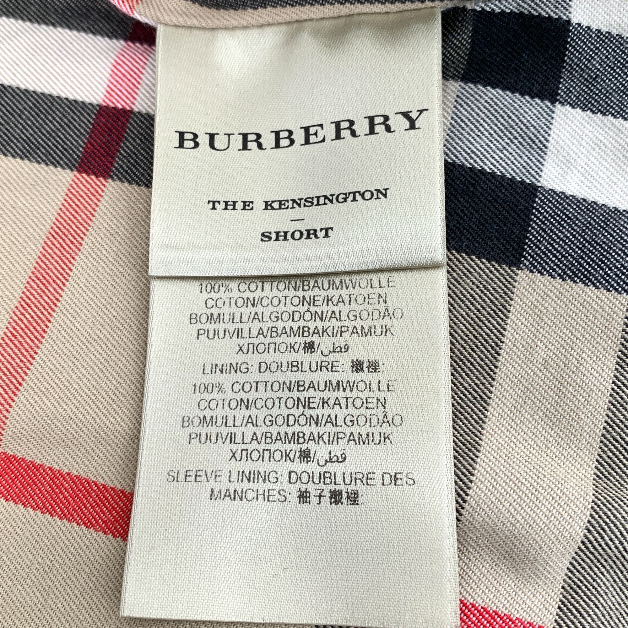 Burberry Burberry Black Double-Breasted Cotton Trench Coat With Belt Size S / US 4 / IT 40 - 5 Thumbnail