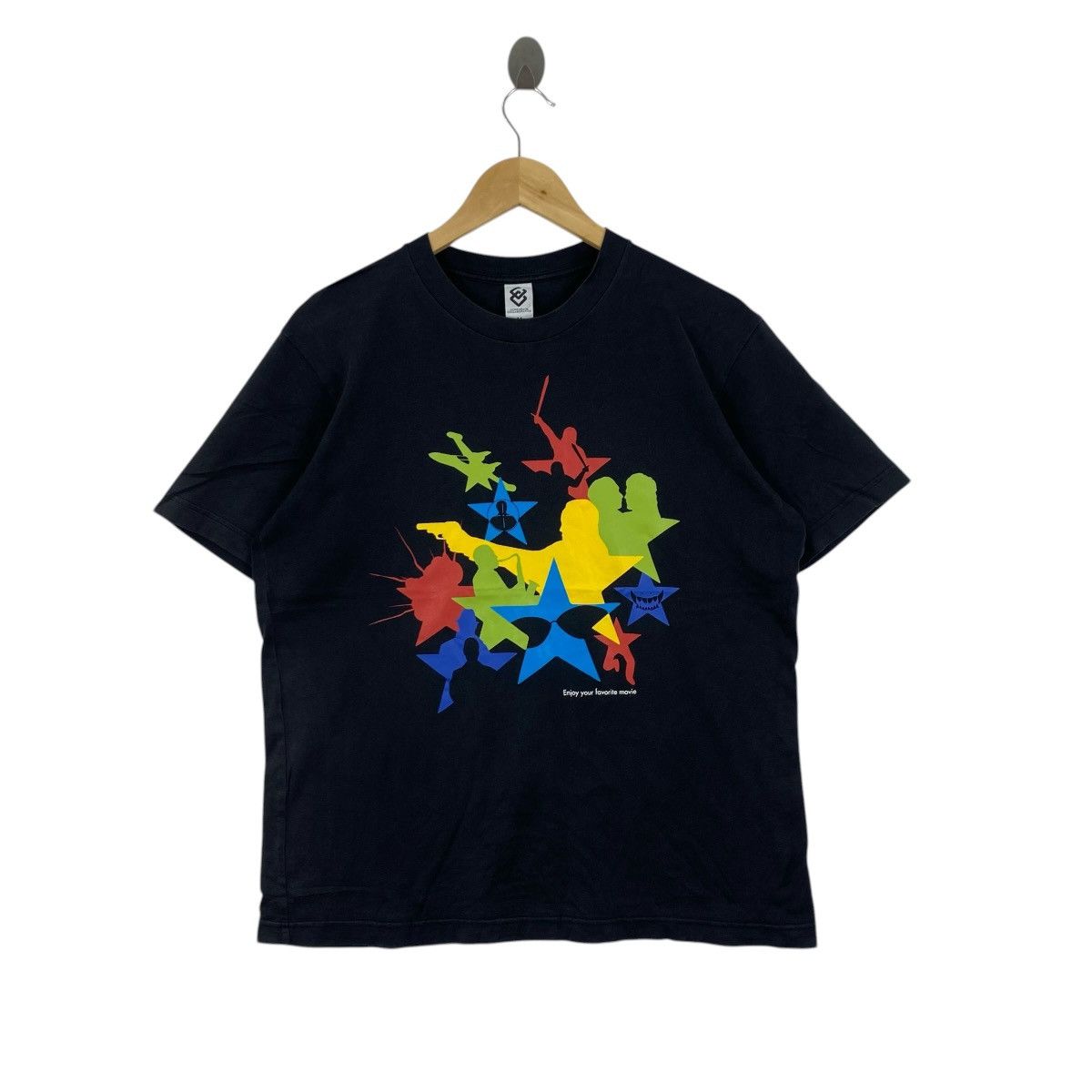 Vintage Uniqlo x Star Channel Grinder-Man Archival Tee M Black Y2K Size US M / EU 48-50 / 2 - 1 Thumbnail