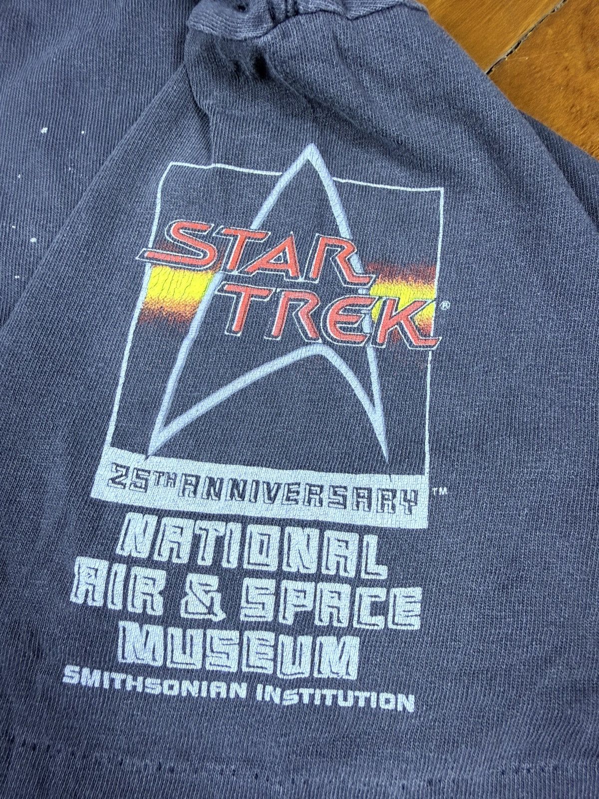 Vintage Vintage 90s Distressed USS Enterprise Star Trek Movie 25th Size US XL / EU 56 / 4 - 3 Thumbnail