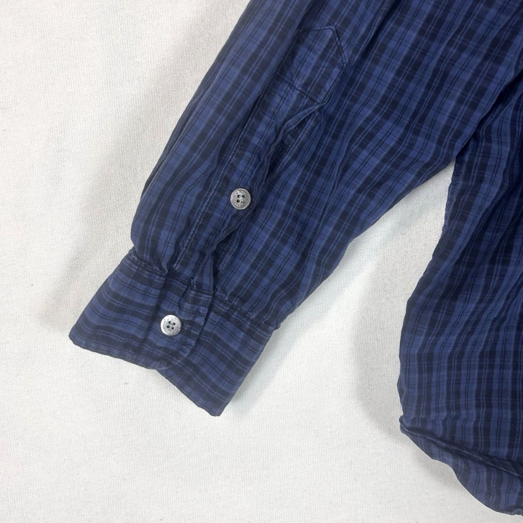 Ralph Lauren Ralph Lauren Big & Tall 2XB Blue Plaid Long Sleeve Button-Up Shirt Mens Casual Preppy Button-Down Collared Size US XXL / EU 58 / 5 - 7 Thumbnail