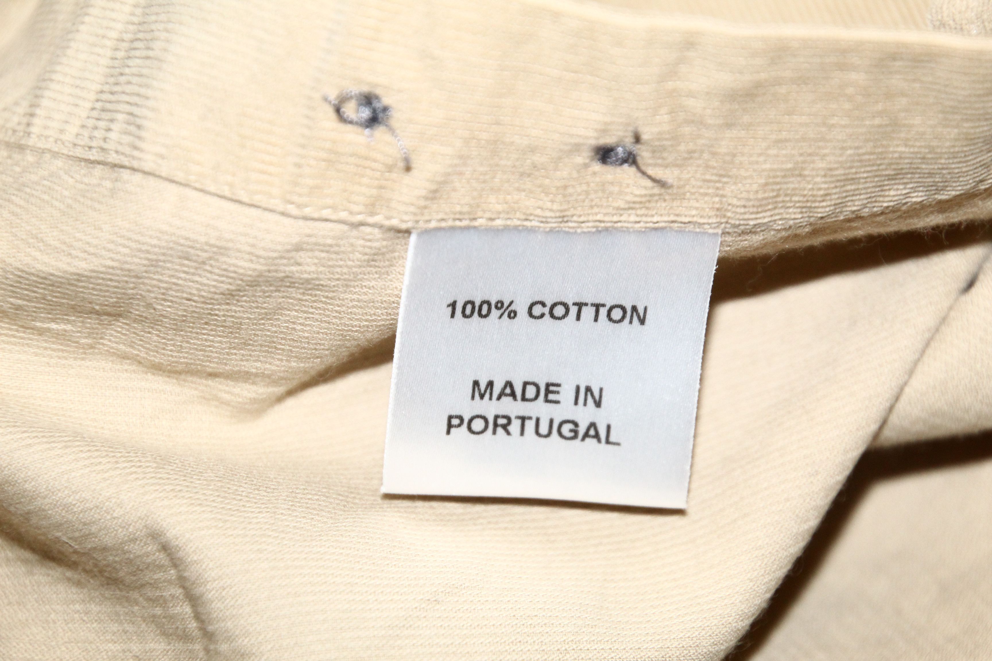 Alfred Dunhill Dunhill Custom Fit Camel Velvet Cotton Casual Shirt Size US M / EU 48-50 / 2 - 7 Thumbnail