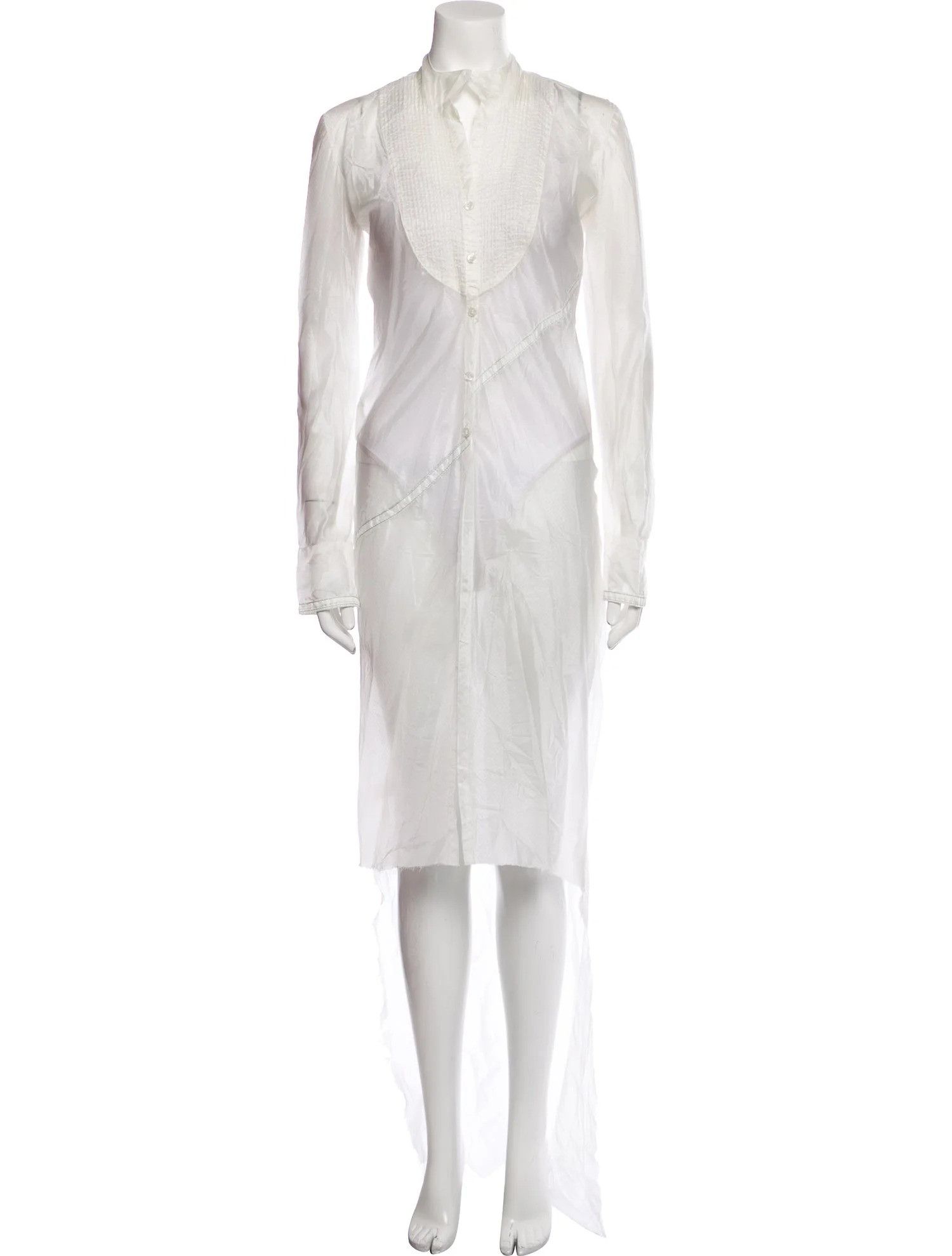 Greg Lauren Greg Lauren 2016 Parachute Wing Collar Studio Tux Shirt Tail Size S / US 4 / IT 40 - 1 Thumbnail