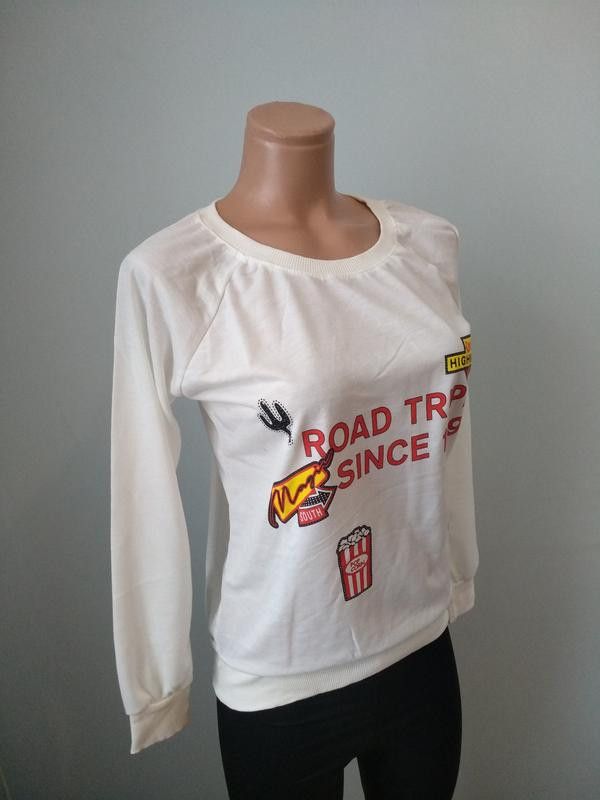 Other y2k White printed Longsleeve sz M Size M / US 6-8 / IT 42-44 - 4 Thumbnail