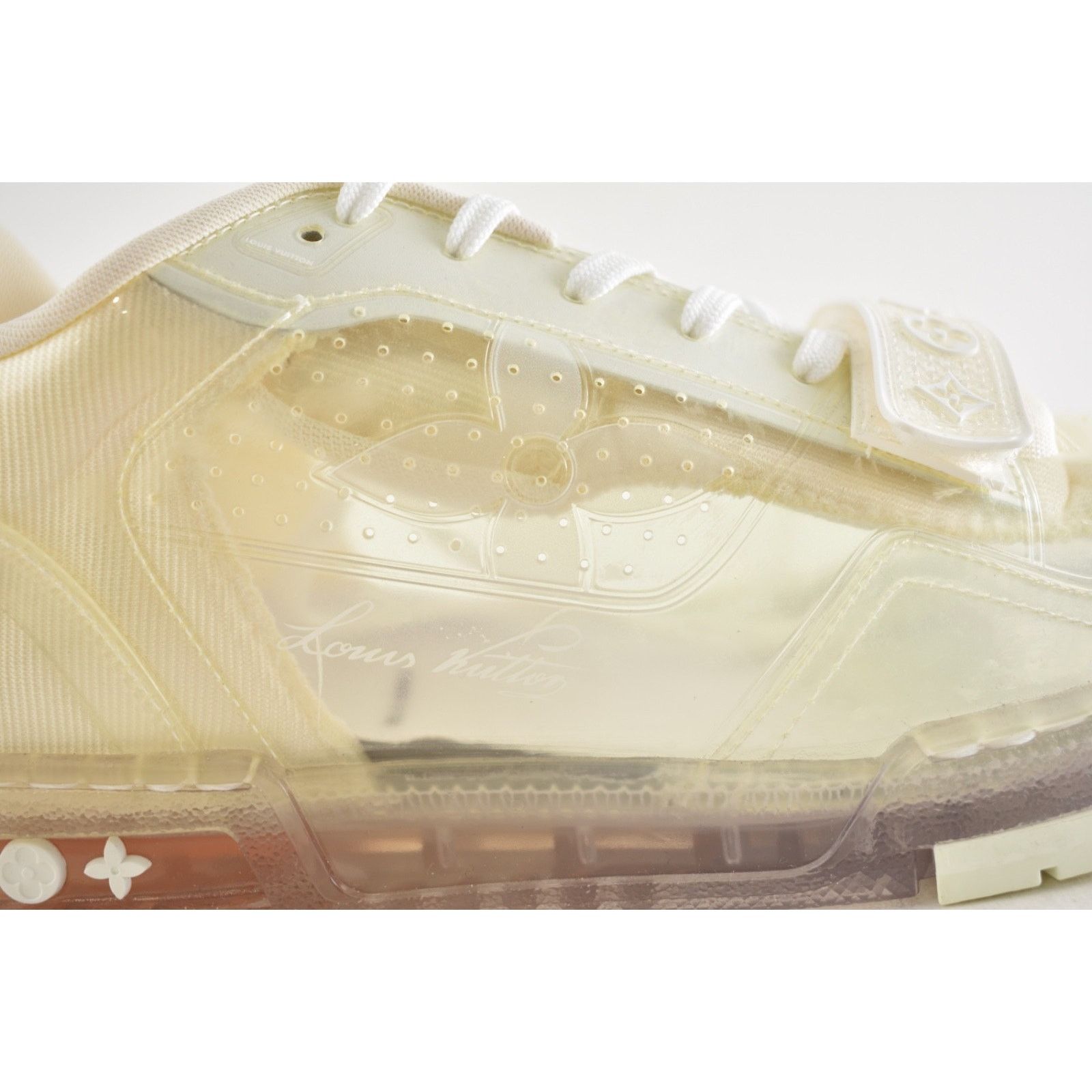 Louis Vuitton Louis Vuitton Transparent Clear PVC Strap Low Top Trainer Size US 9 / EU 42 - 6 Thumbnail
