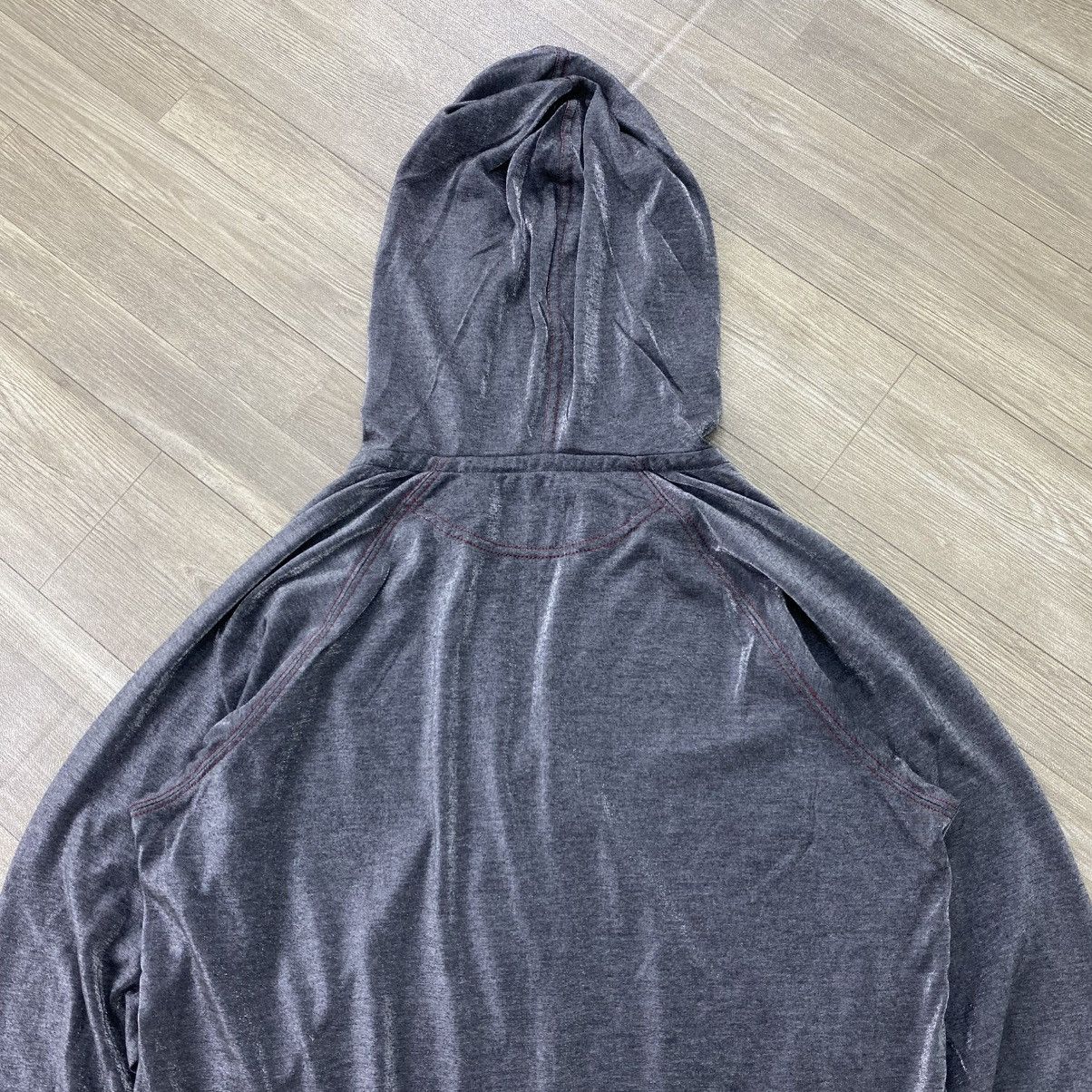 Balmain Vintage Balmain Paris Dark Gray Velour Zip-Up Hoodie Luxury Size US M / EU 48-50 / 2 - 15 Thumbnail