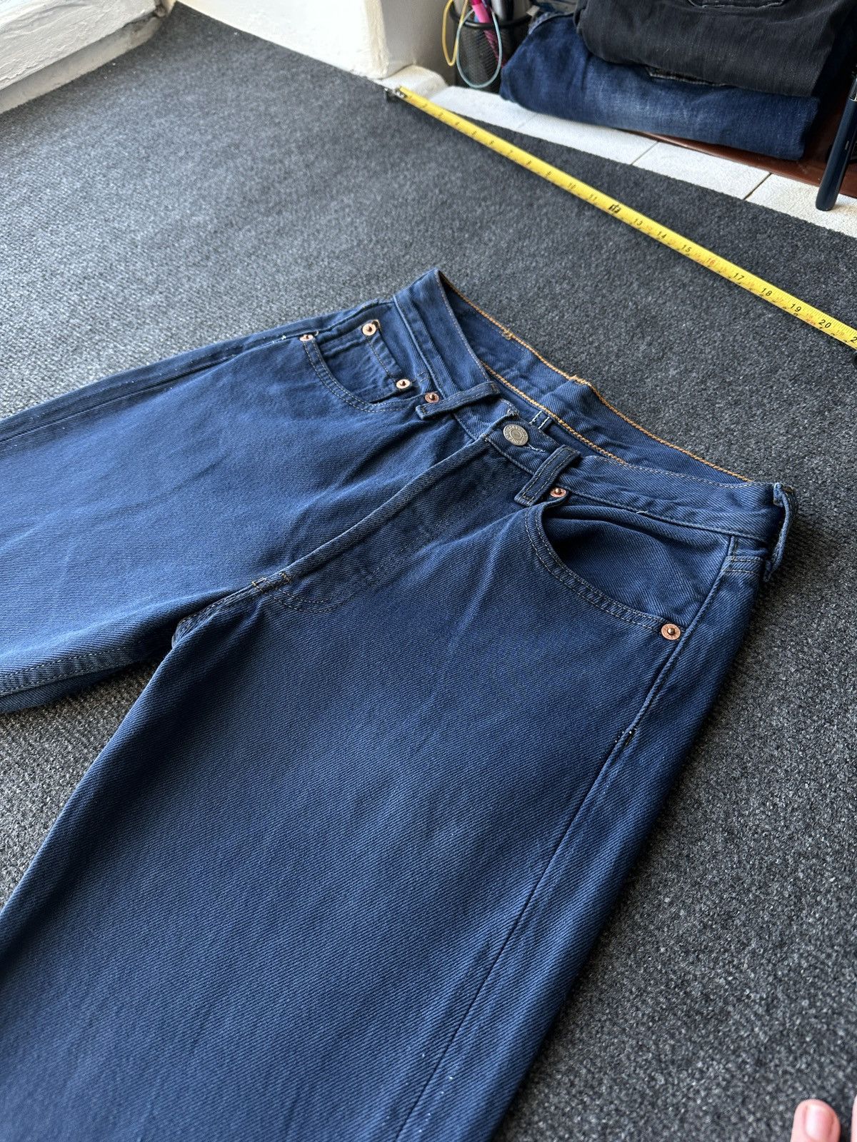 Levi's 🚨Vintage 90s Levis Jeans 501 Wash Denim Size 26" / US 2 / IT 38 - 2 Thumbnail