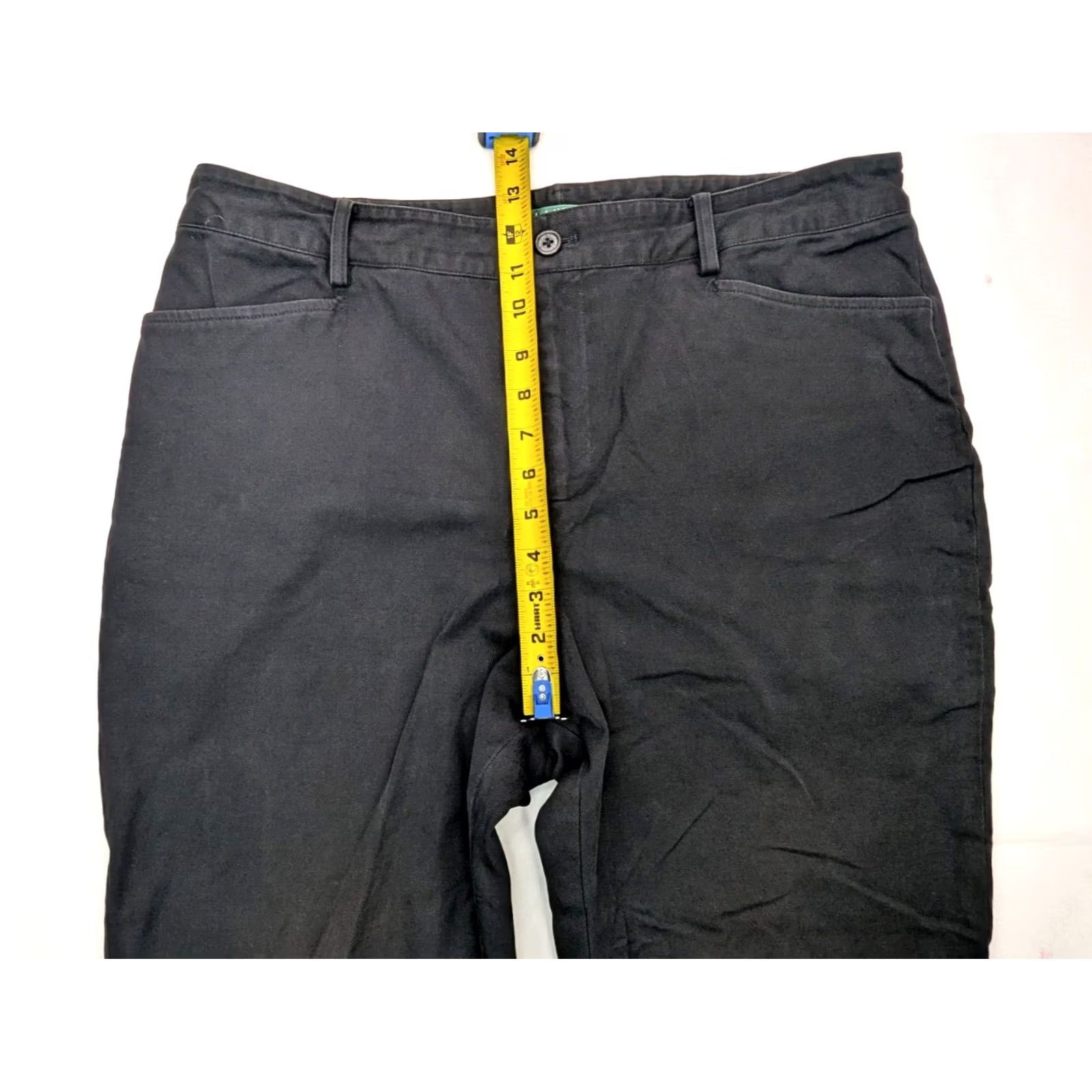 Ralph Lauren Lauren Ralph Lauren Black Denim Jeans Straight Leg High Rise 14 Women 35x29 90s Comfort Jeans Size 36" / US 14 / IT 50 - 4 Thumbnail